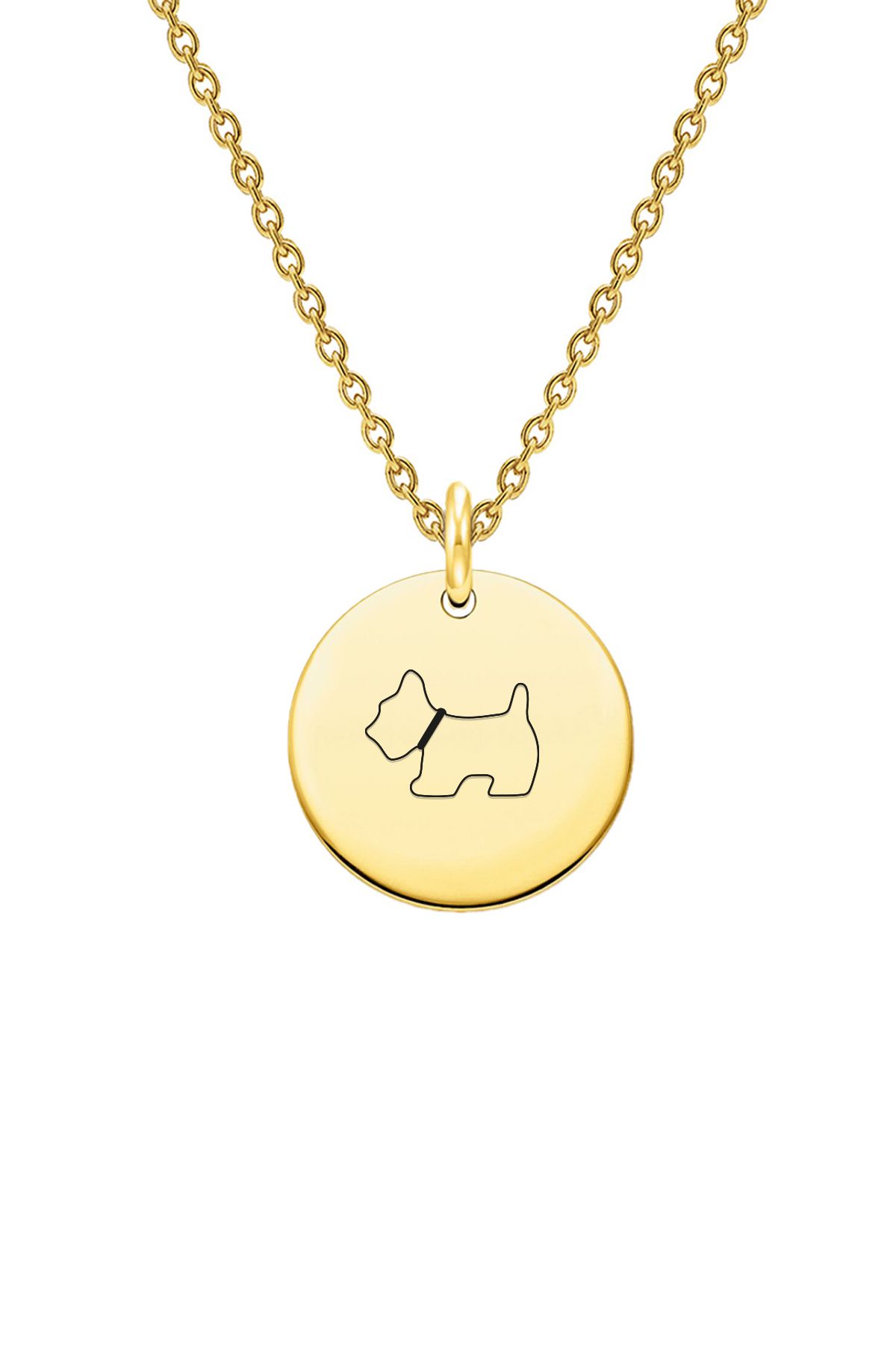 alberaccessories Sevimli Köpek Kolye - Agatha Paris Kolye - Hediyelik Kolye - Sevimli Patiler
