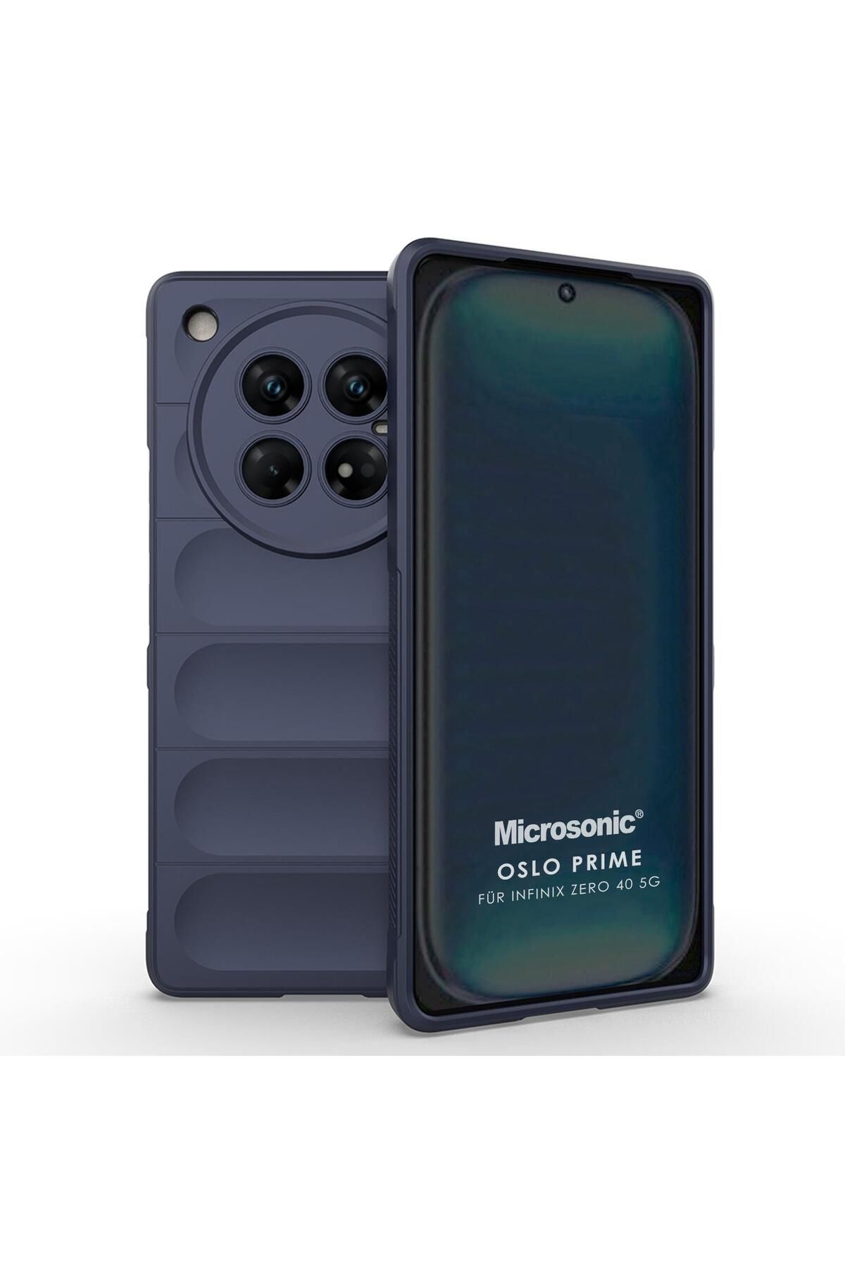 Microsonic Infinix Zero 40 5G Kılıf Oslo Prime Lacivert