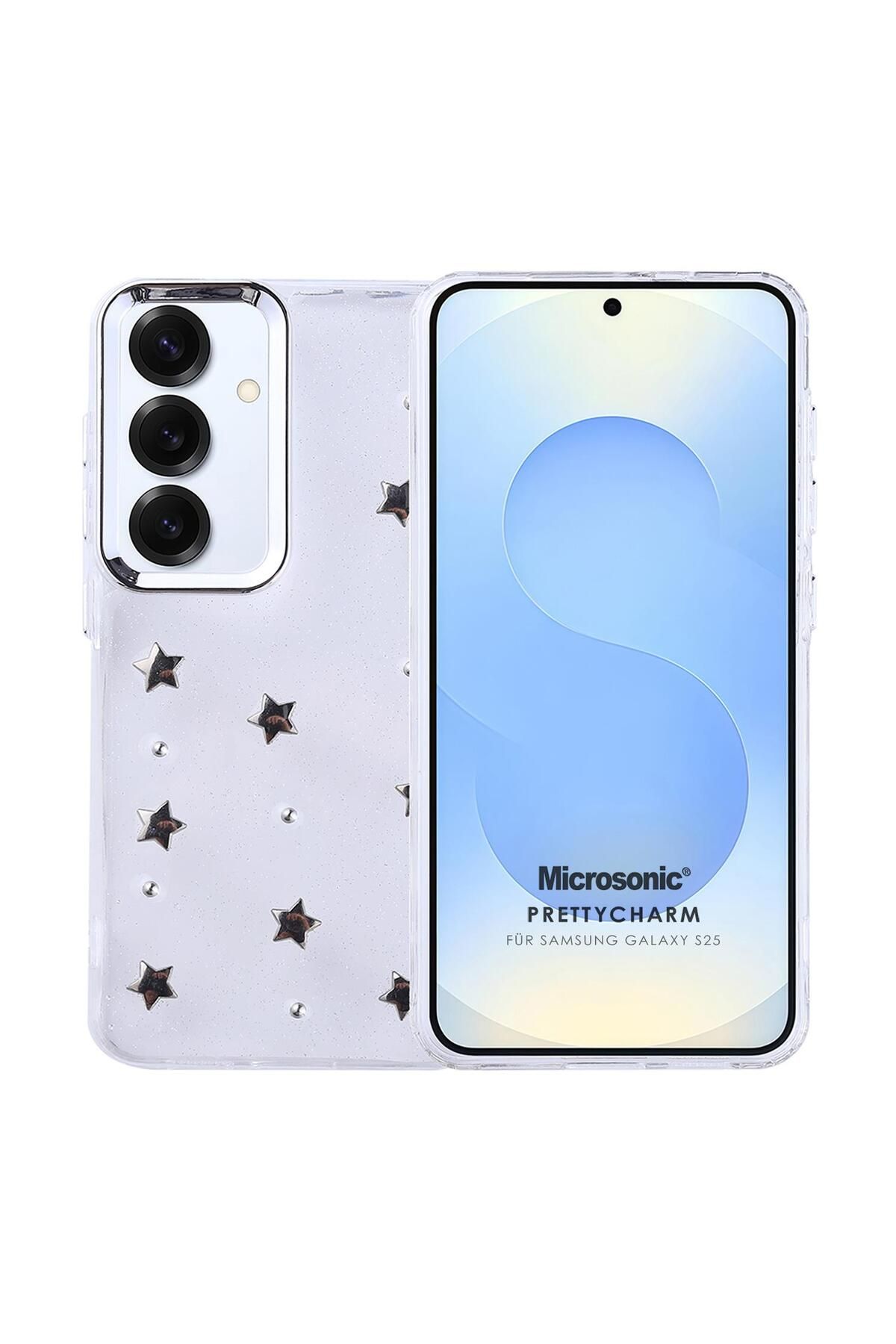 Microsonic Samsung Galaxy S25 Kılıf PrettyCharm Star