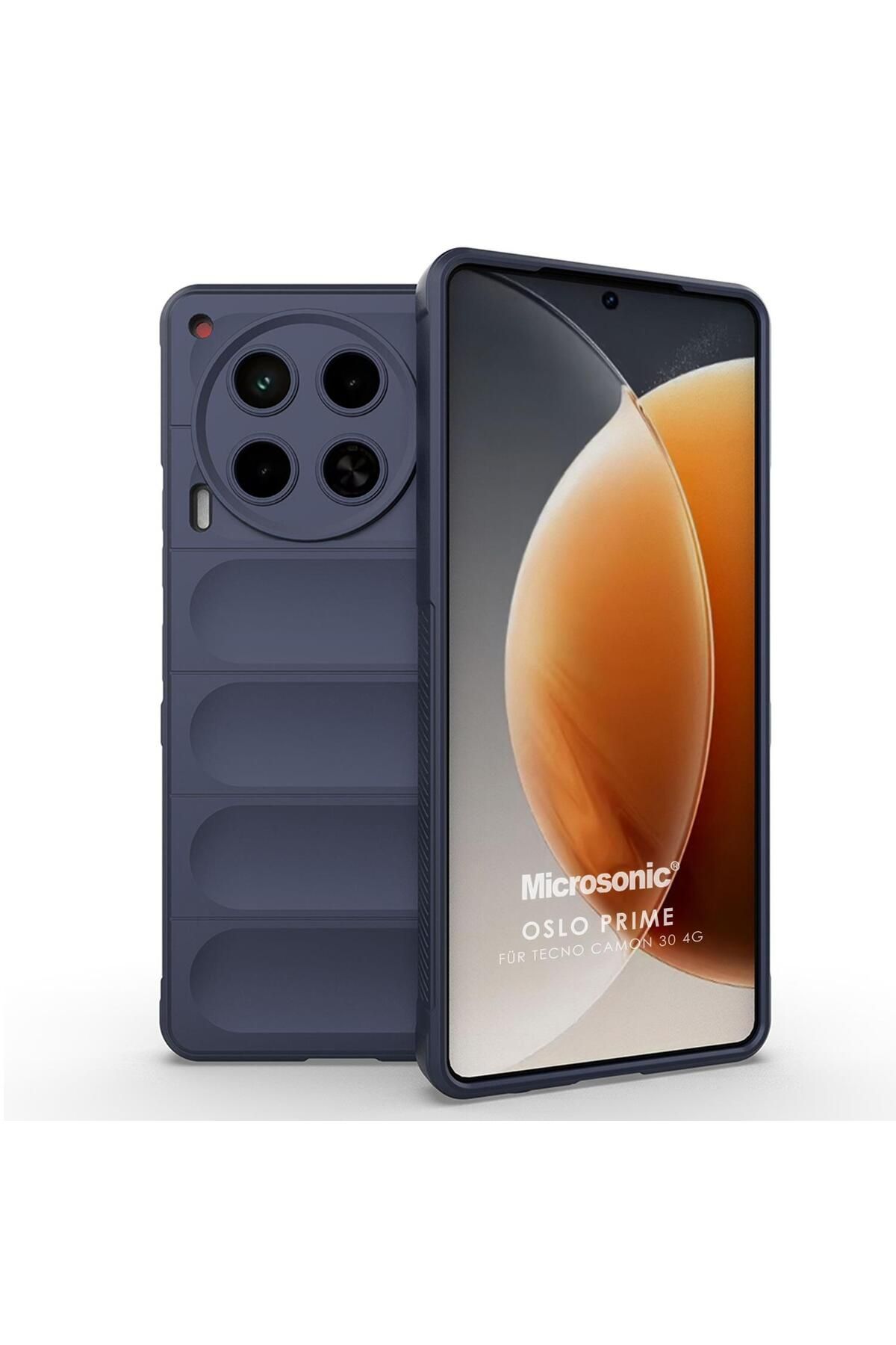 Microsonic TECNO Camon 30 Kılıf Oslo Prime Lacivert