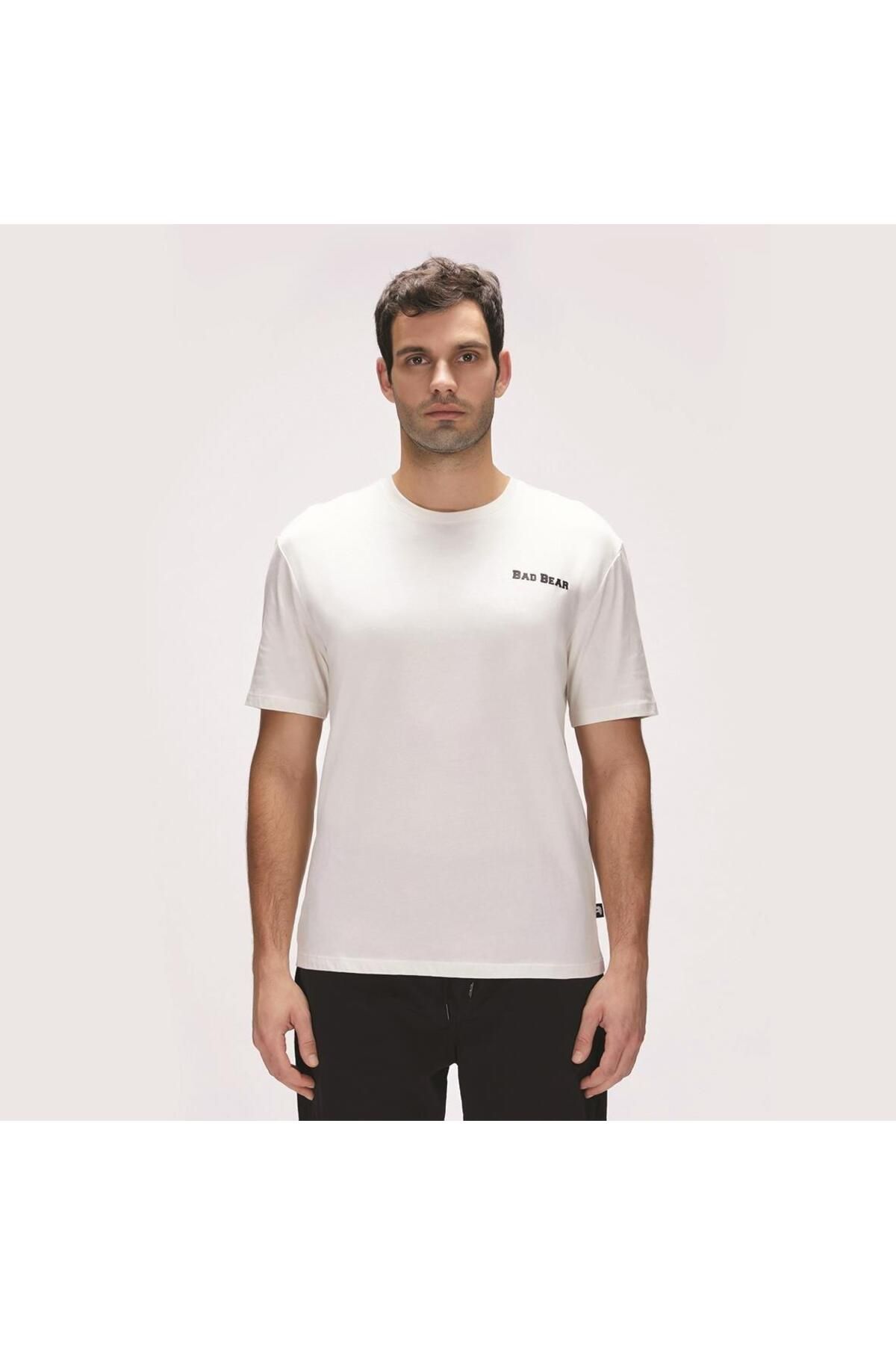 Bad Bear Eddy Erkek T-Shirt - Ekru