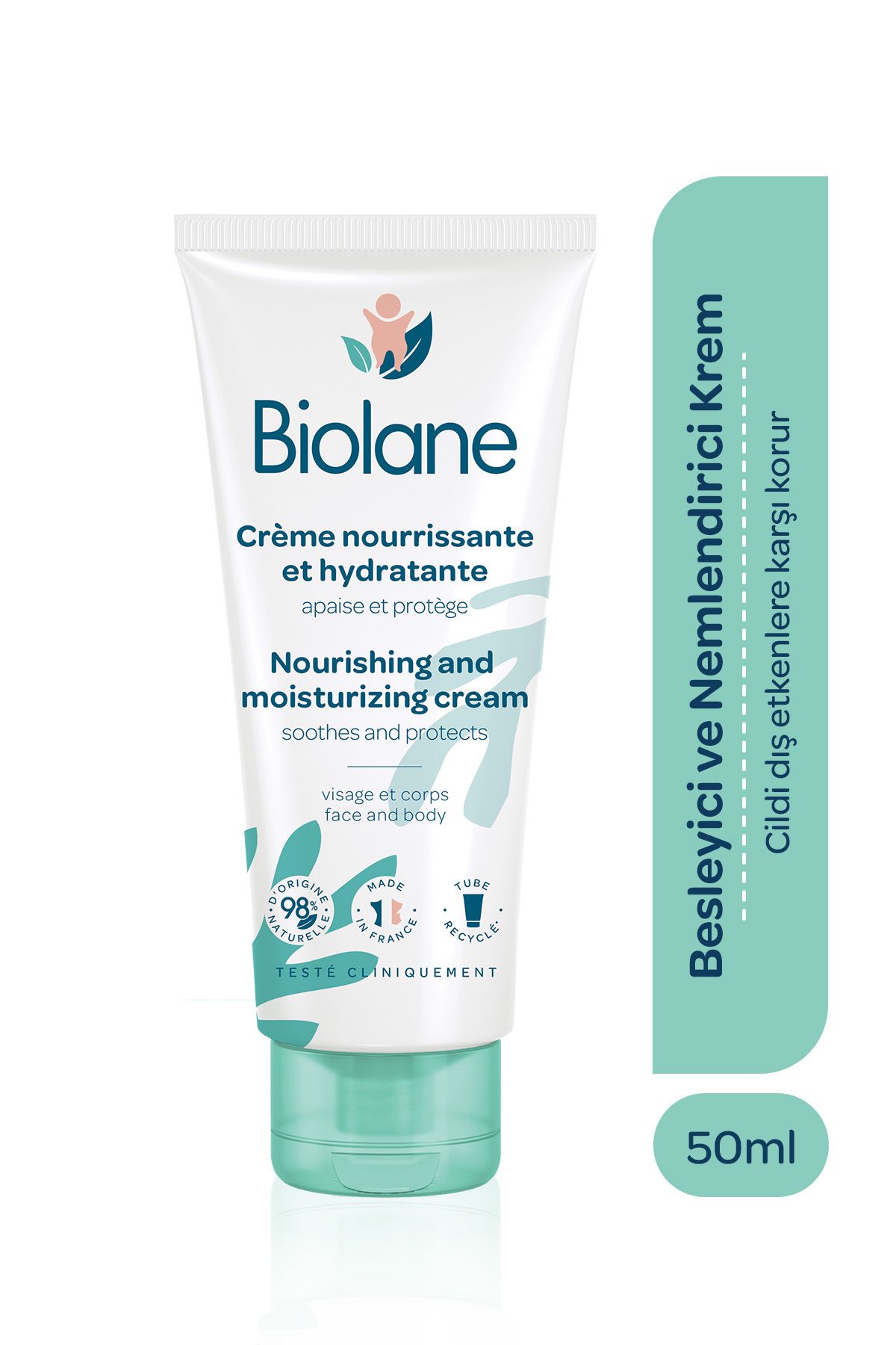 Biolane Besleyici Ve Nemlendirici Bebek Yüz Kremi 50ml