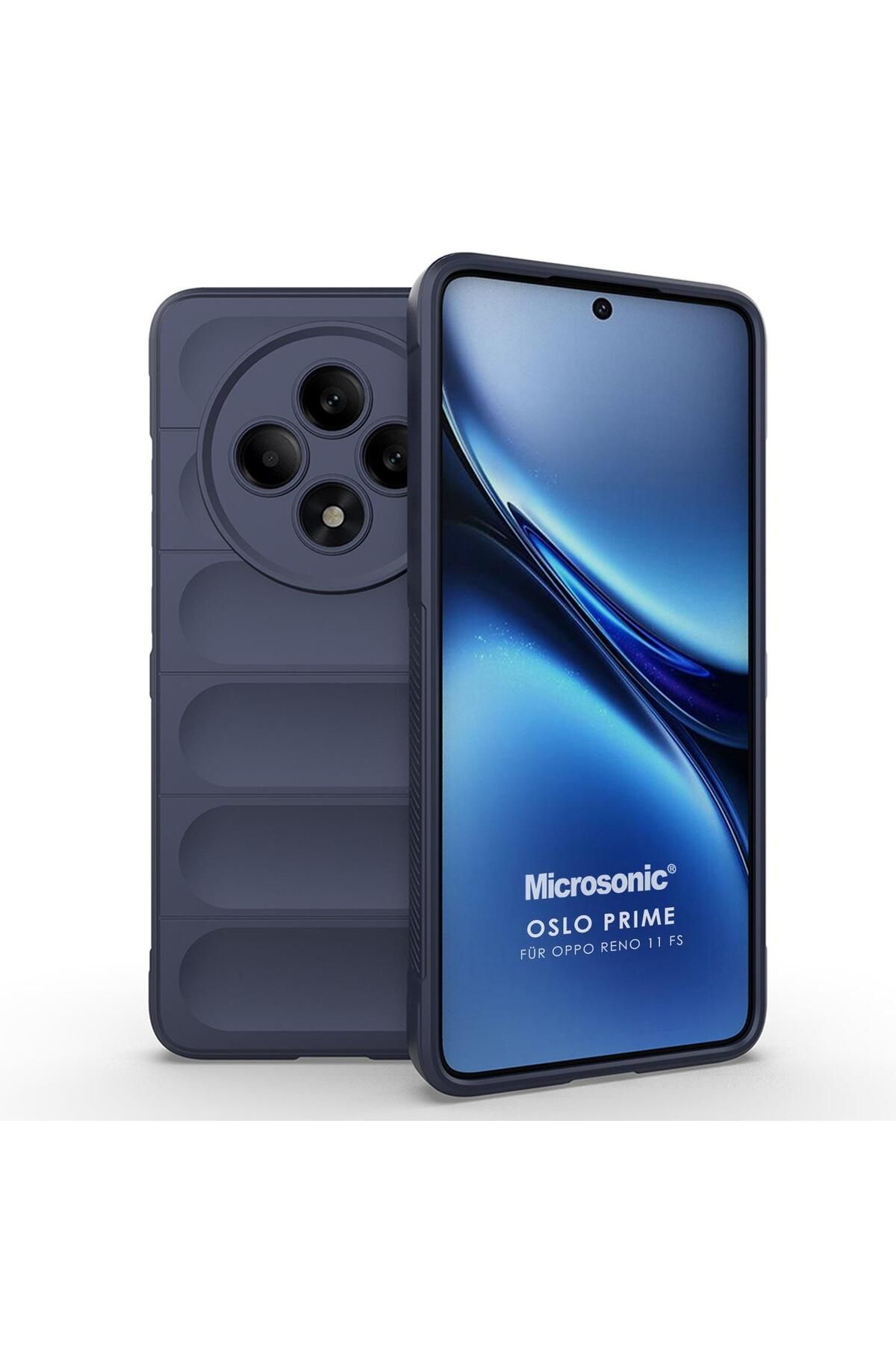 Microsonic Oppo Reno 11 FS Kılıf Oslo Prime Lacivert
