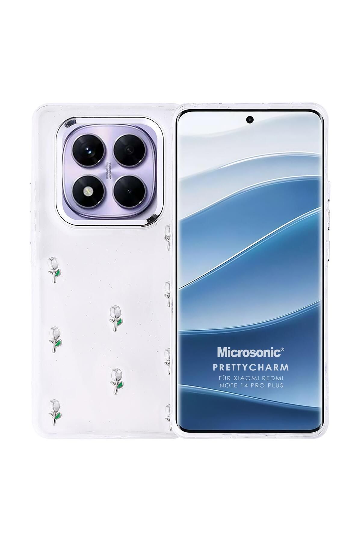Microsonic Xiaomi Redmi Note 14 Pro 4G Kılıf PrettyCharm Tulip