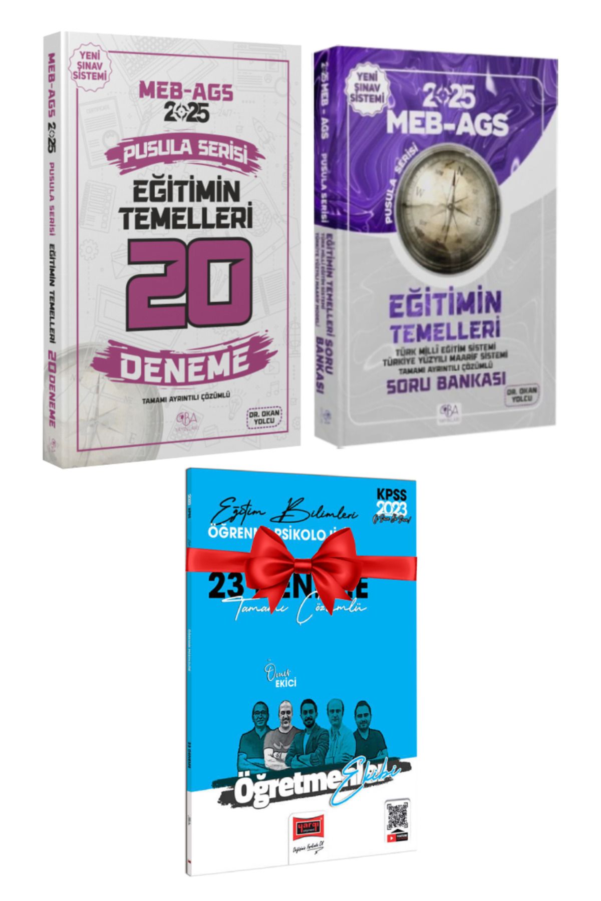 CBA Akademi MEB AGS Pusula Serisi Eğitimin Temelleri 20 Deneme+ Soru Bankası+ Hediye