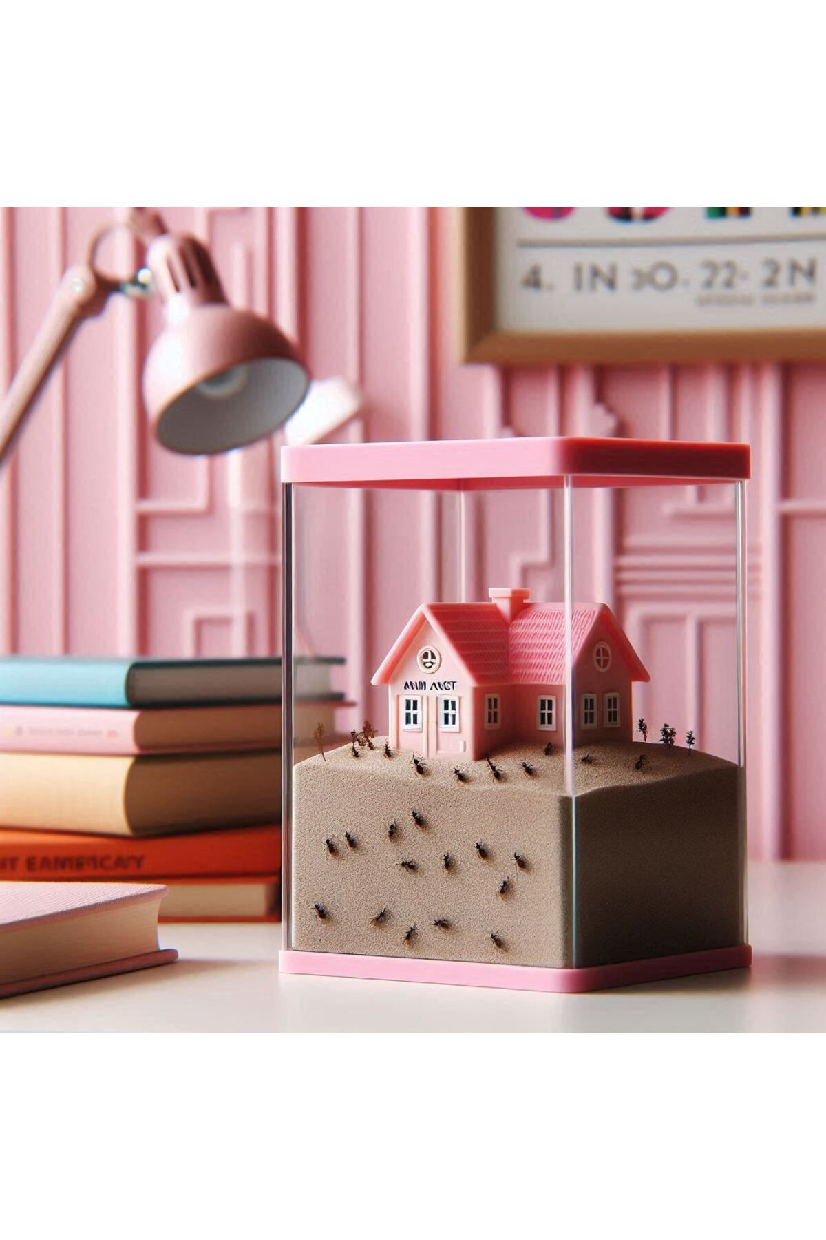 MDİZMİR Pembe Karınca Çiftligi Ant Farm MD izmir Petshop
