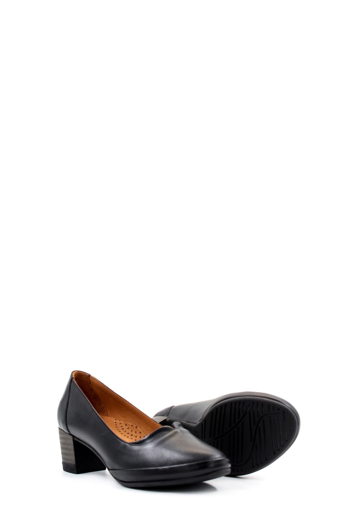 FAST STEP-Pantofi de damă din piele naturală cu toc gros 411ZA277 5