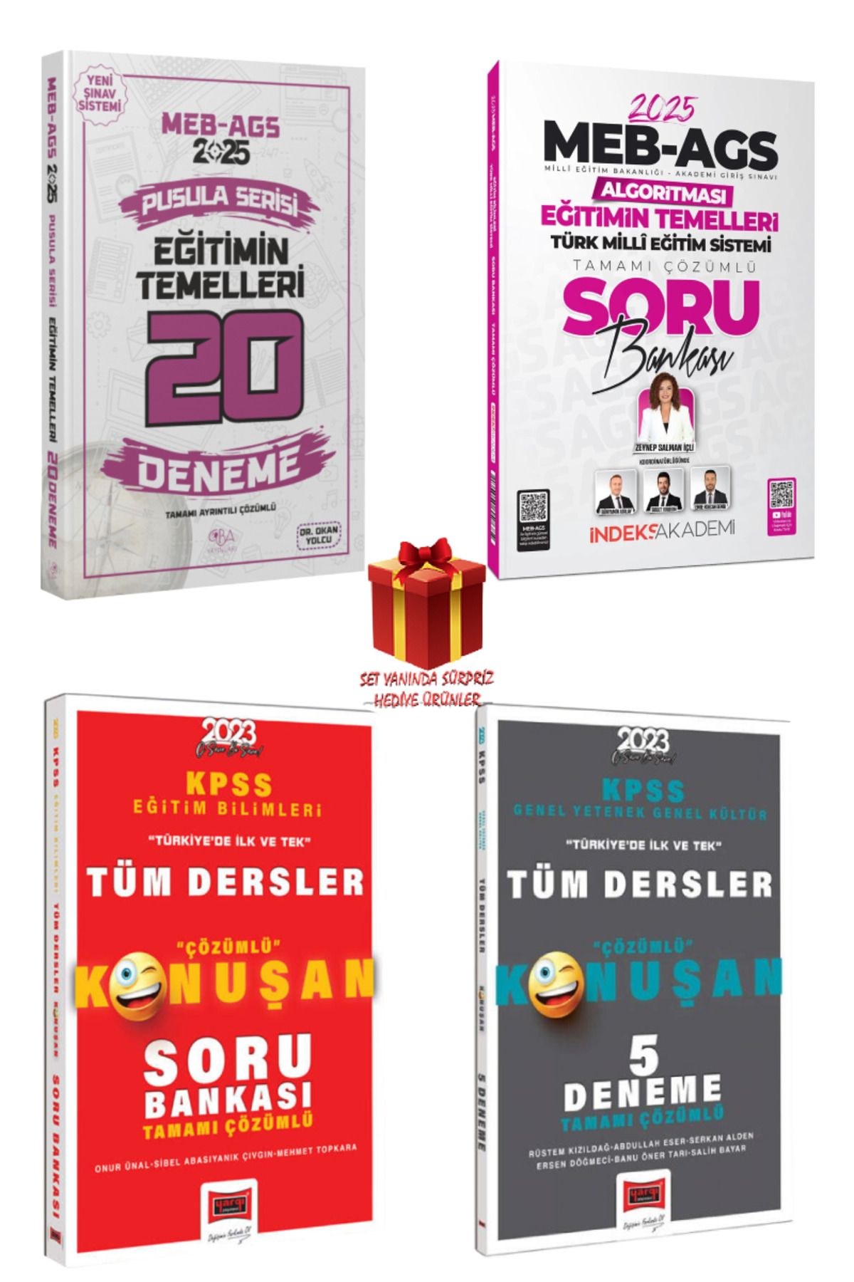 CBA Akademi MEB AGS Pusula Serisi Eğitimin Temelleri 20 Deneme+ İndeks Zeynep Salman 2025 Soru Bankası+ Deneme