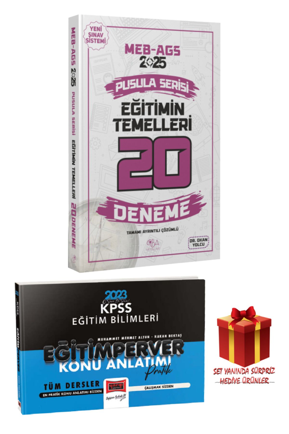 CBA Akademi 2025 MEB-AGS Pusula Seri Eğitimin Temelleri Deneme+Eğitimperver Tüm Dersler Konu Anlatım|Okan Yolcu