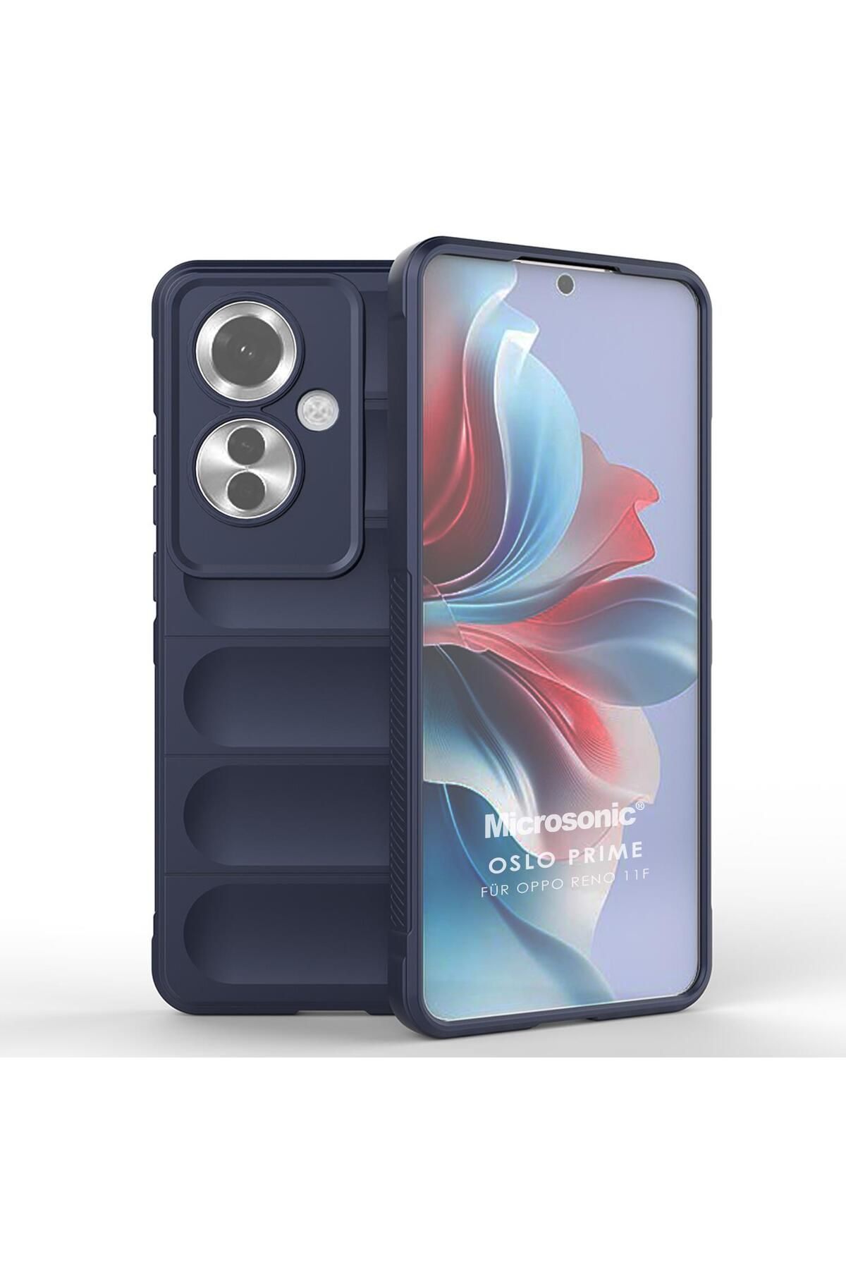 Microsonic Oppo Reno 11F Kılıf Oslo Prime Lacivert