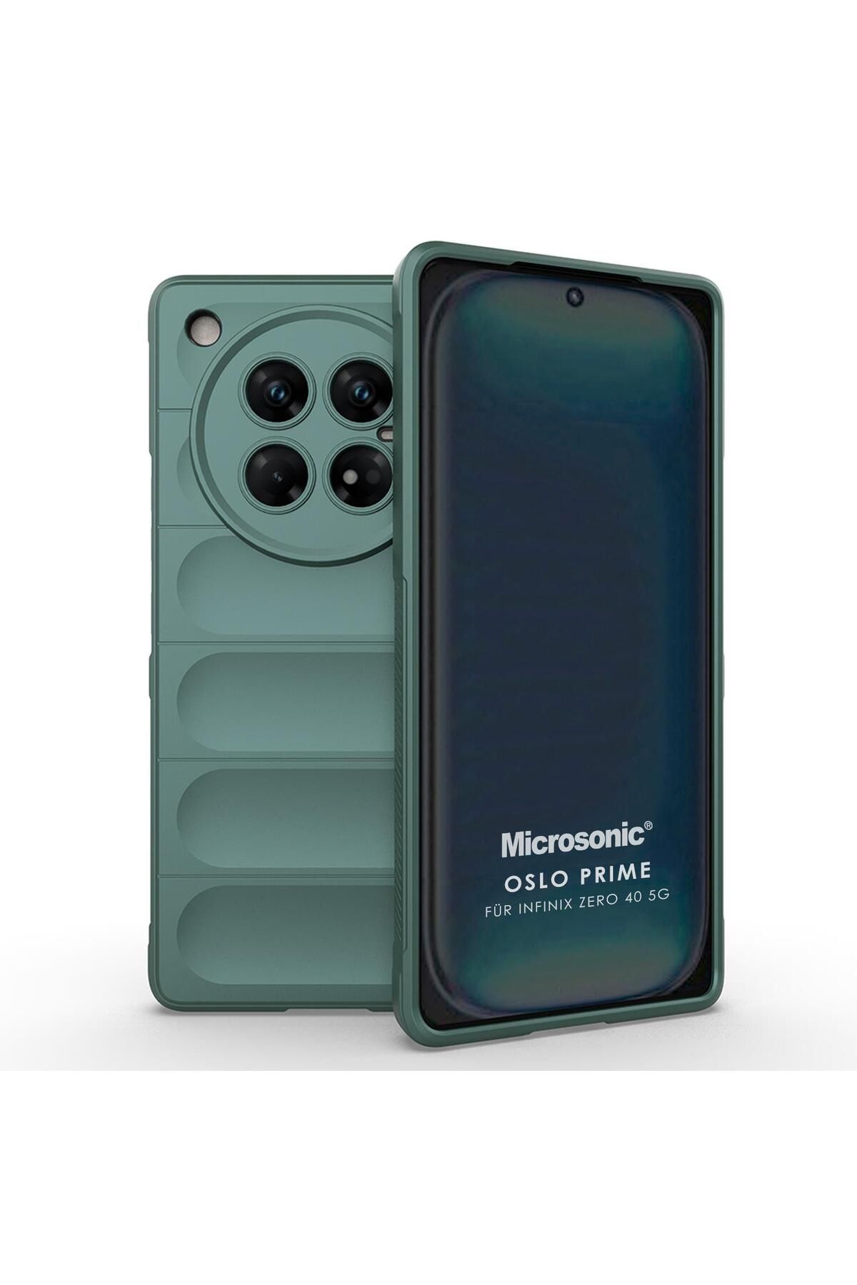 Microsonic Infinix Zero 40 5G Kılıf Oslo Prime Yeşil