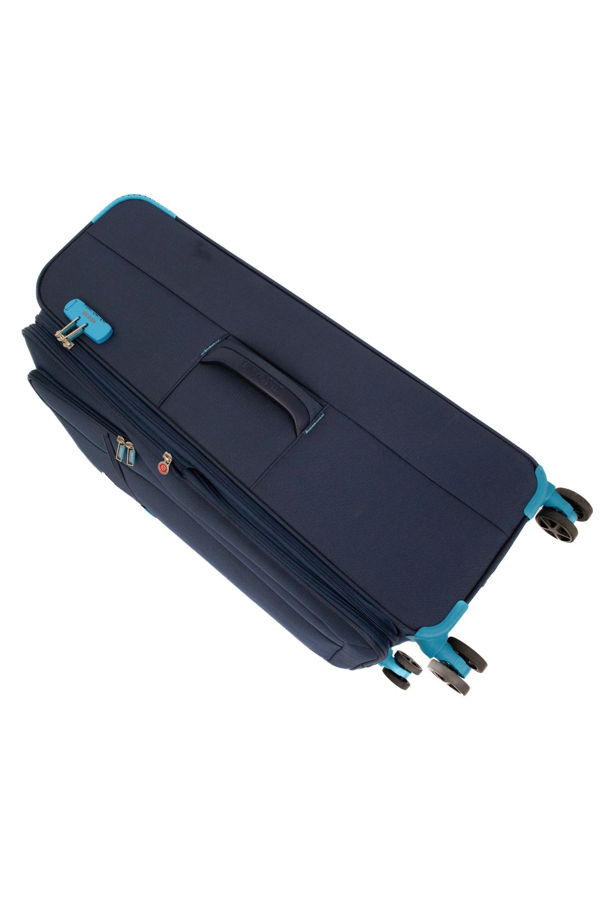 Lamonza-Ultralight Trolley Dark Blue / Turquoise 80x47x30 Cm, 3.85 Kg, 30% Extendable 5