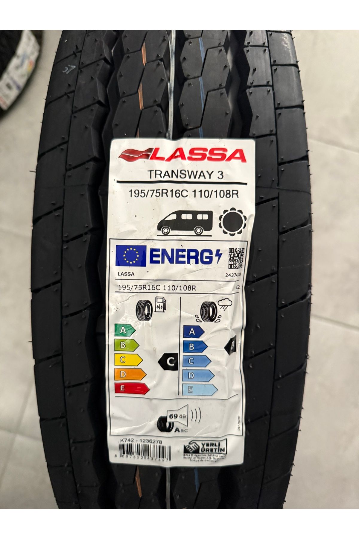 Lassa / 195/75R16C (TRANSWAY 3 - 10 KAT) 2024 YAZ LASTİĞİ