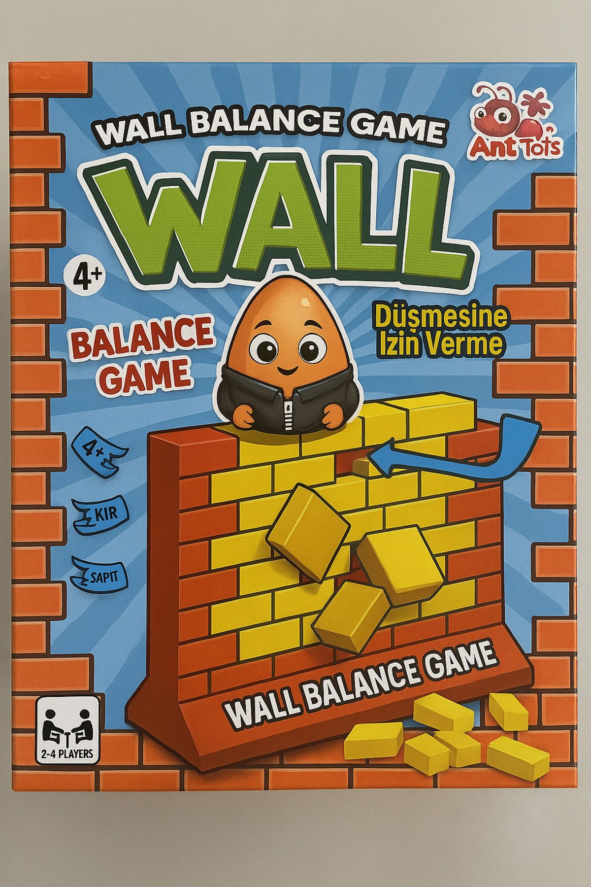 Colorful Toys Ant Toys Wall Balance Game – Düşürme, Dengeyi Koru Oyunu