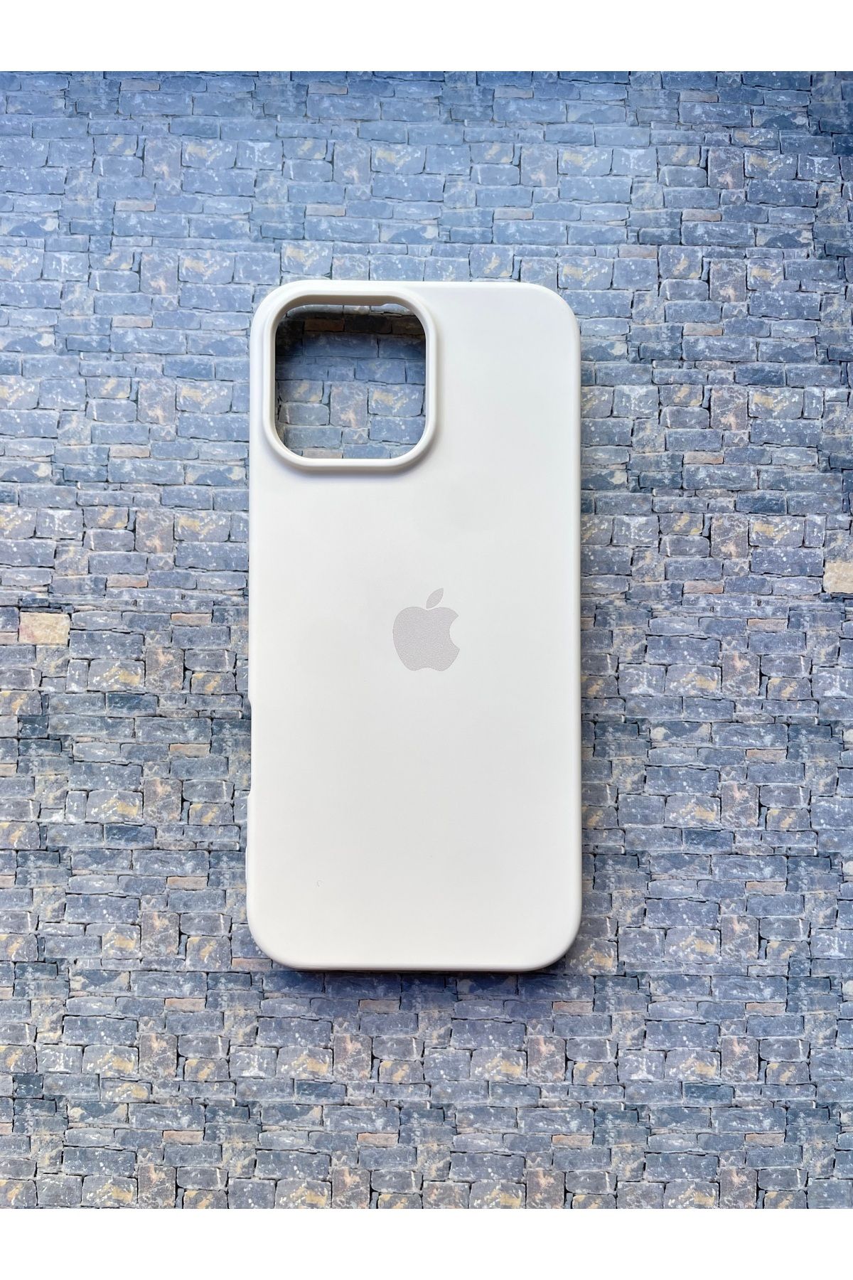 BCNCASE İphone14Pro Logolu Telefon Kılıfı Yumuşak Silikon Kauçuk İçi Kadife Ince Kılıf ÇizilmezDayanıklı