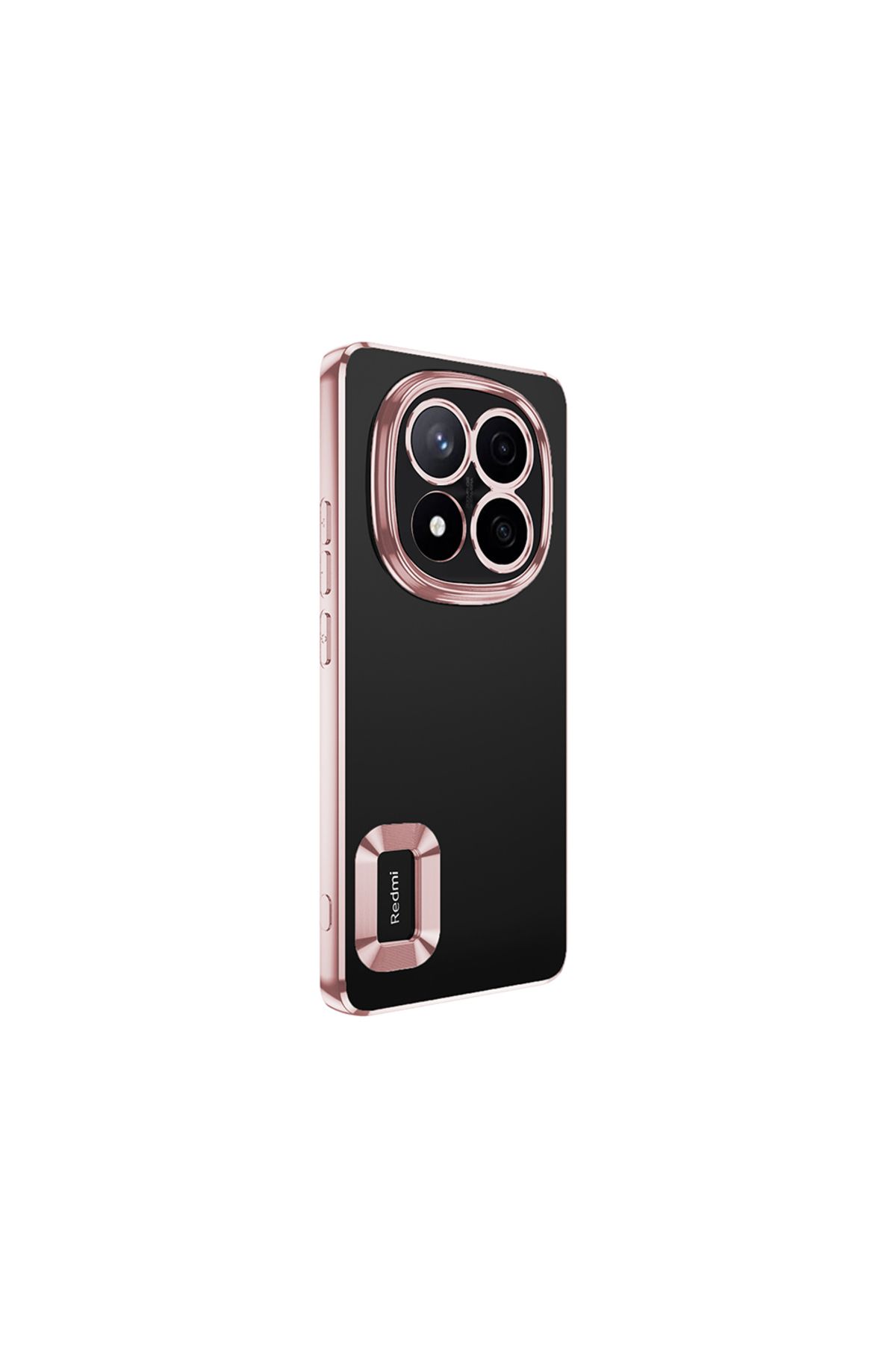 Ceponya Redmi Note 14 Pro 5G Kılıf Köşeleri Renkli Şeffaf Kamera Korumalı Silikon Luxury Kapak