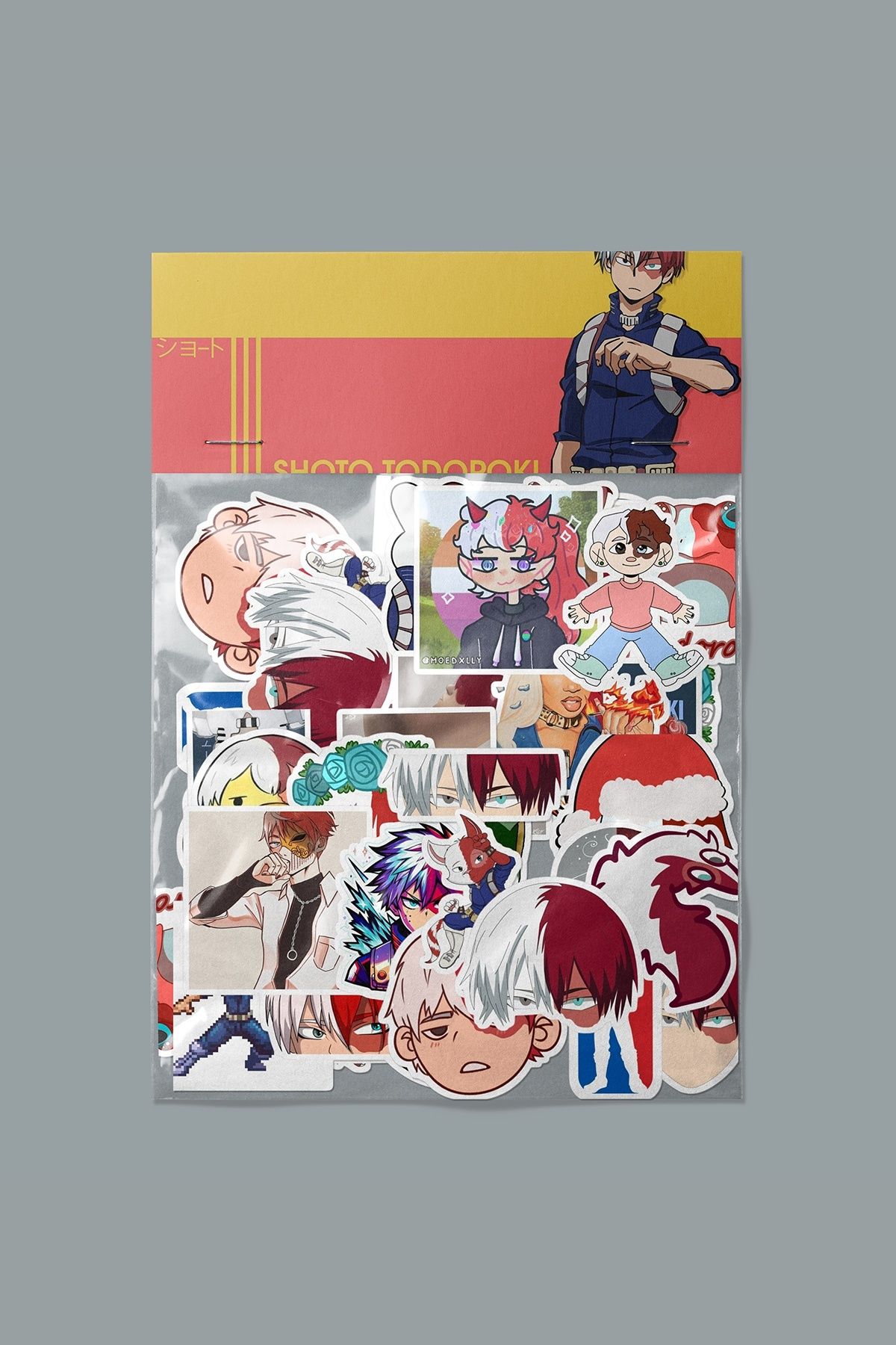 dadi ramba Shoto Todoroki Sticker paketi -Bullet Journal- Ajanda -Laptop Etiket Çıkartma