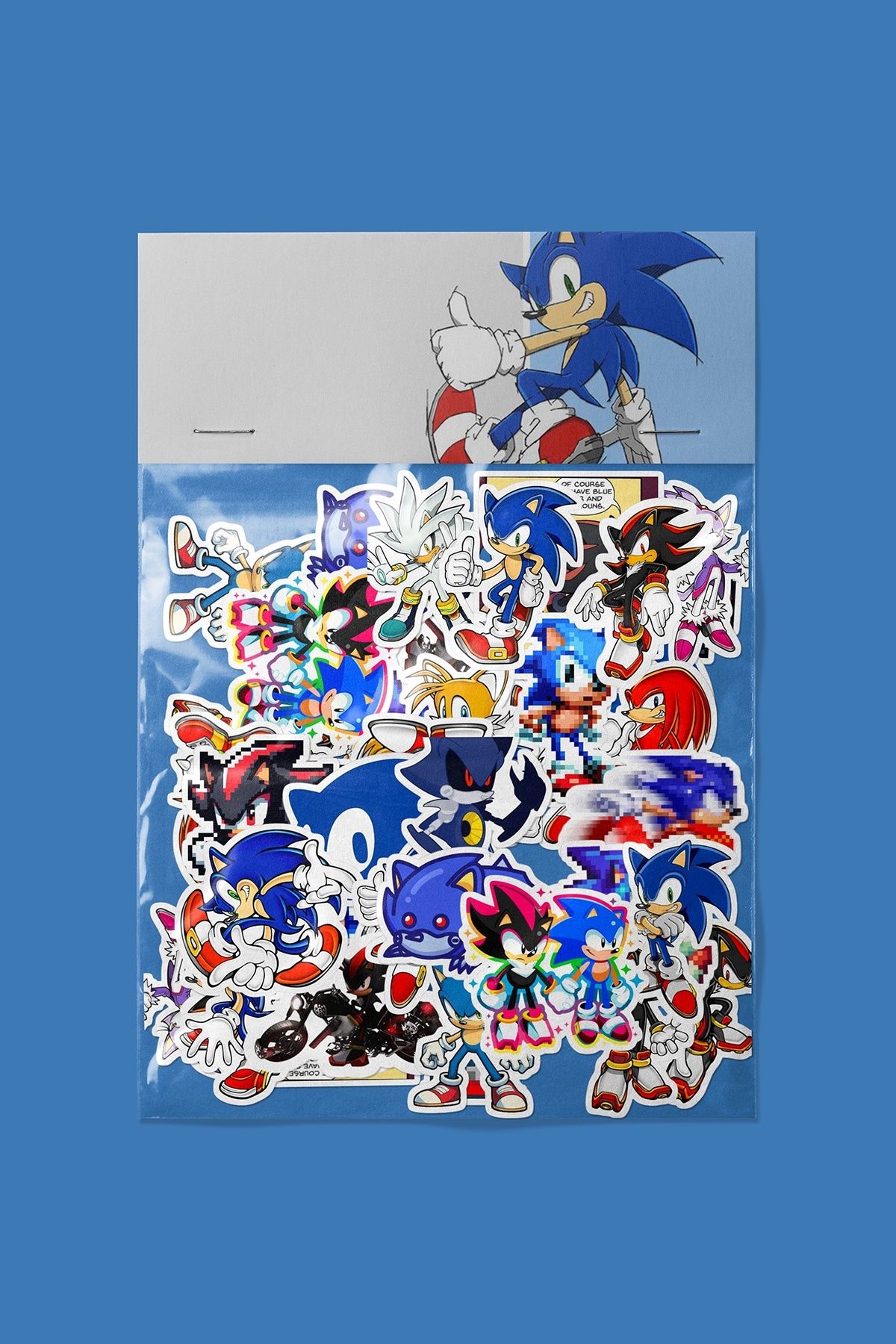 dadi ramba Sonic Sticker paketi -Bullet Journal- Ajanda -Laptop Etiket Çıkartma