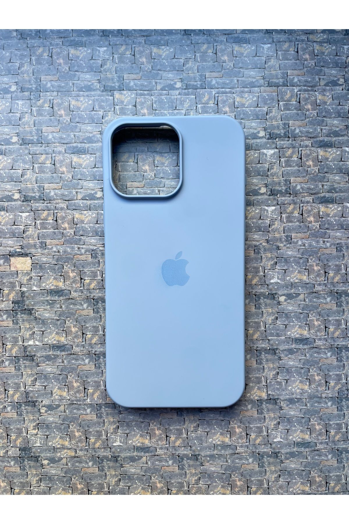BCNCASE İphone14Pro MAX Logolu Telefon Kılıfı Yumuşak Silikon Kauçuk İçi Kadife Ince Kılıf ÇizilmezDayanıklı