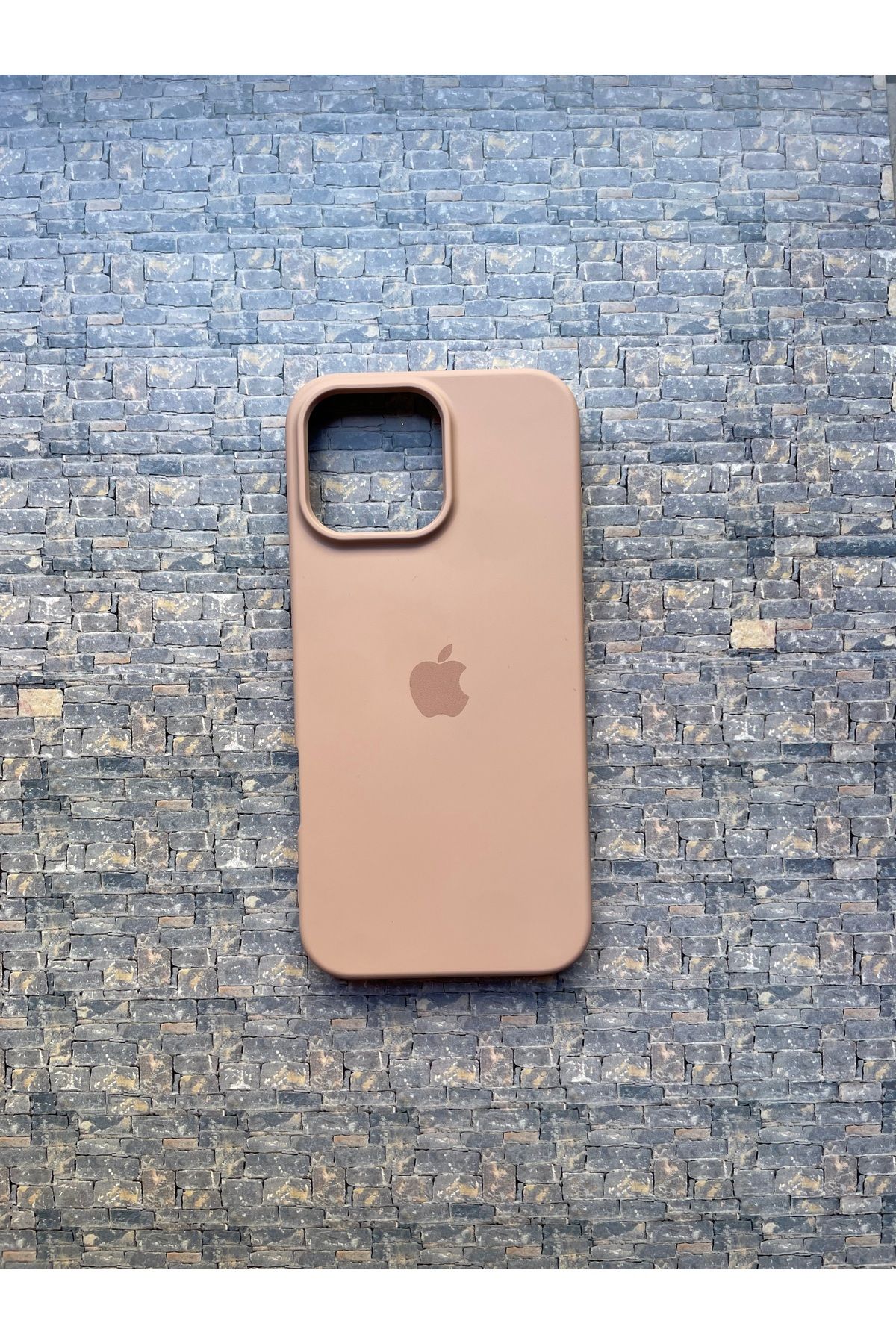 BCNCASE İphone14Pro Logolu Telefon Kılıfı Yumuşak Silikon Kauçuk İçi Kadife Ince Kılıf ÇizilmezDayanıklı