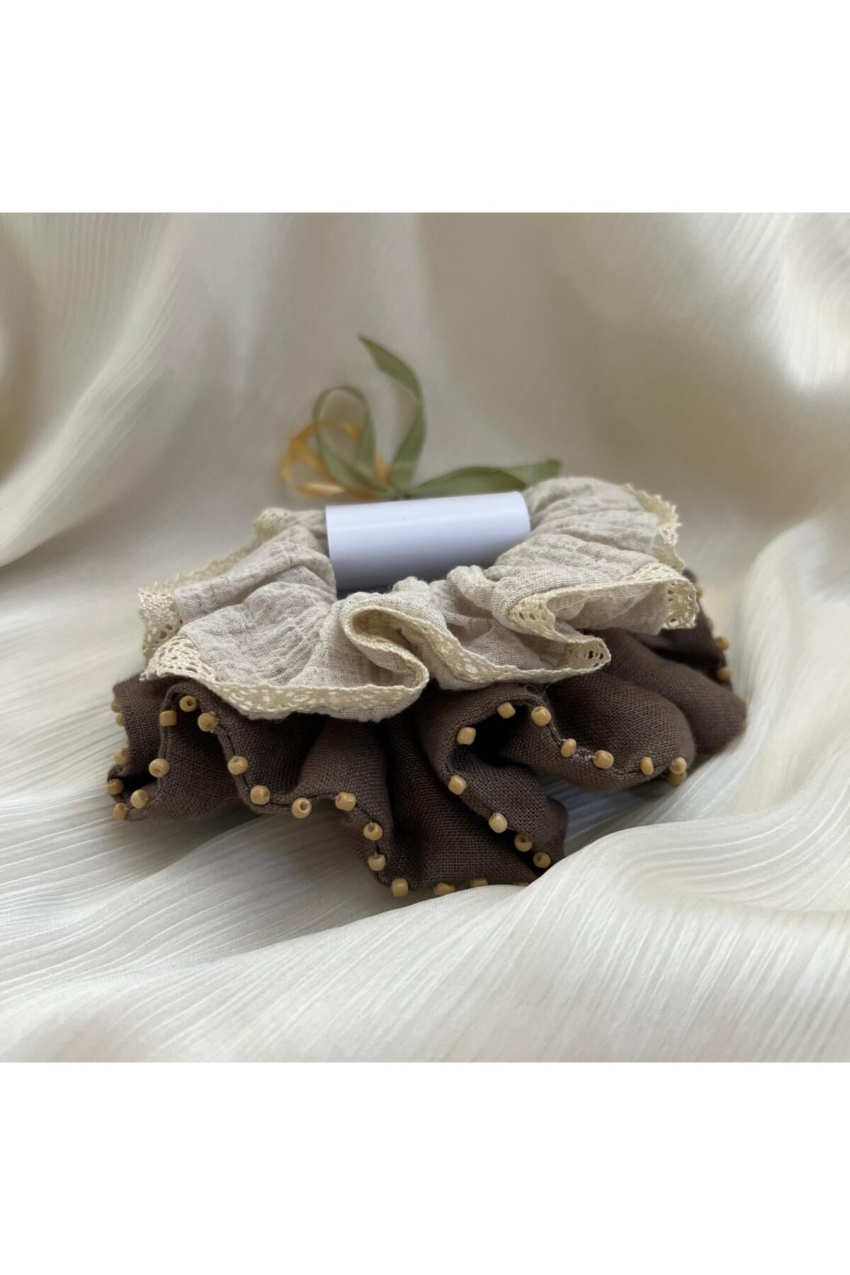 OLEARTISTIC 2’li Renkli Keten Scrunchie Saç Tokası Seti – Bahar Serisi