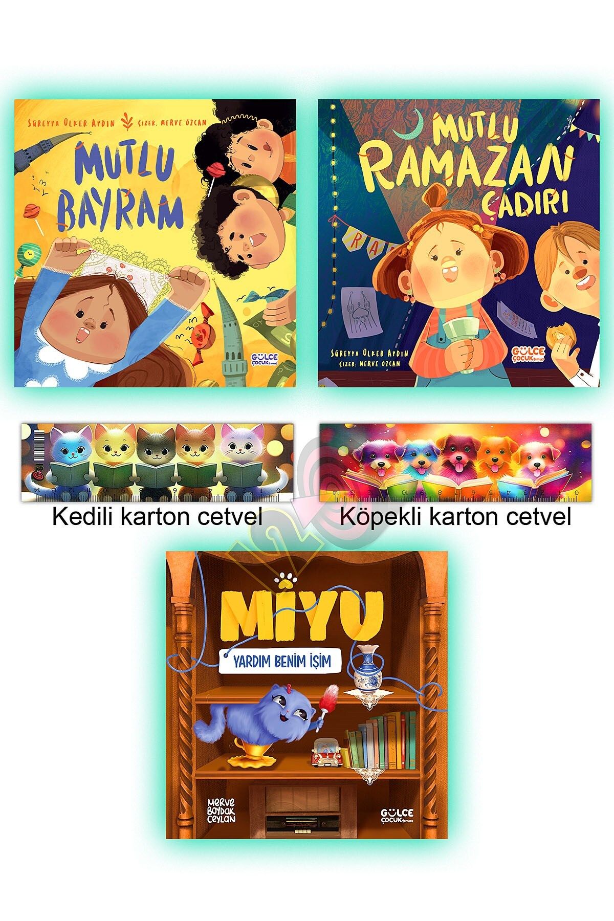 Gülce Kitap Mutlu Bayram Ramazan Çadırı Yardım Benim İşim Miyu