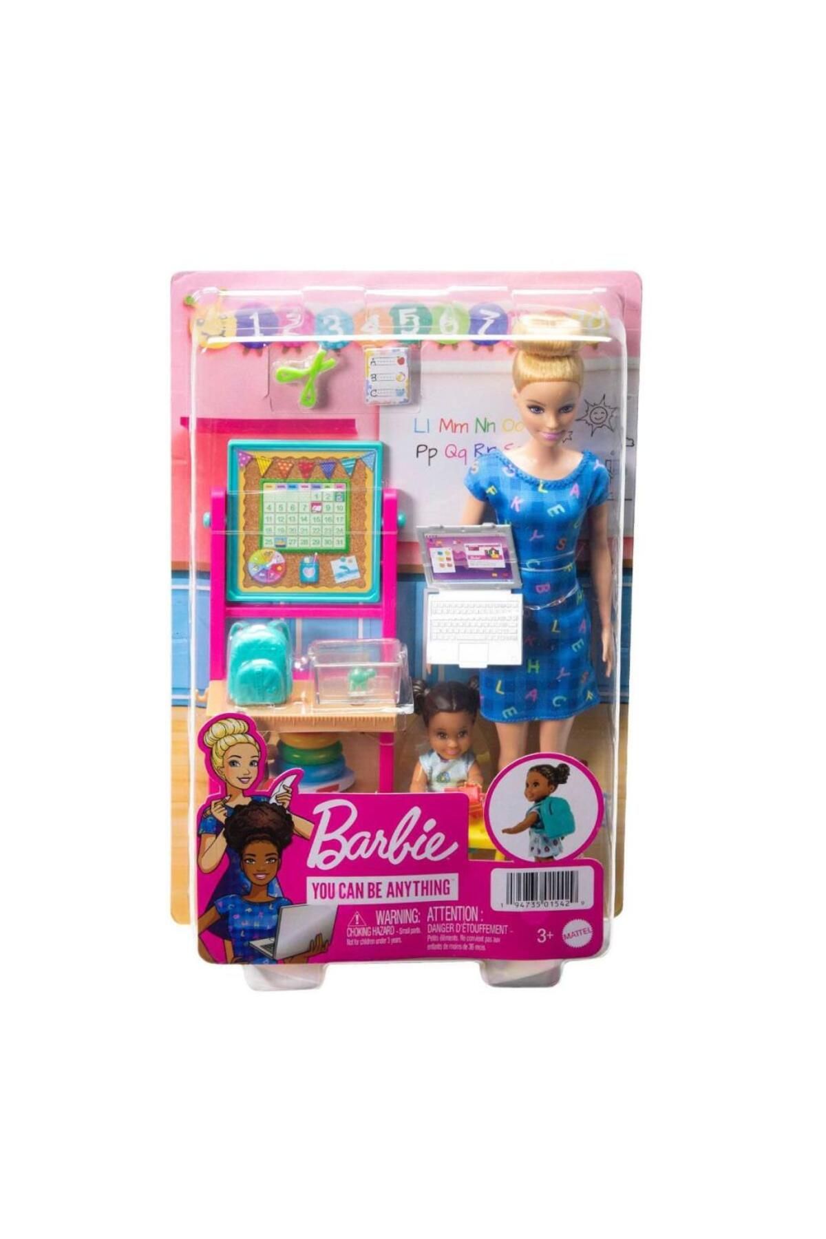 mrpurple HCN19 Barbie® Anaokulu Öğretmeni Oyun Seti