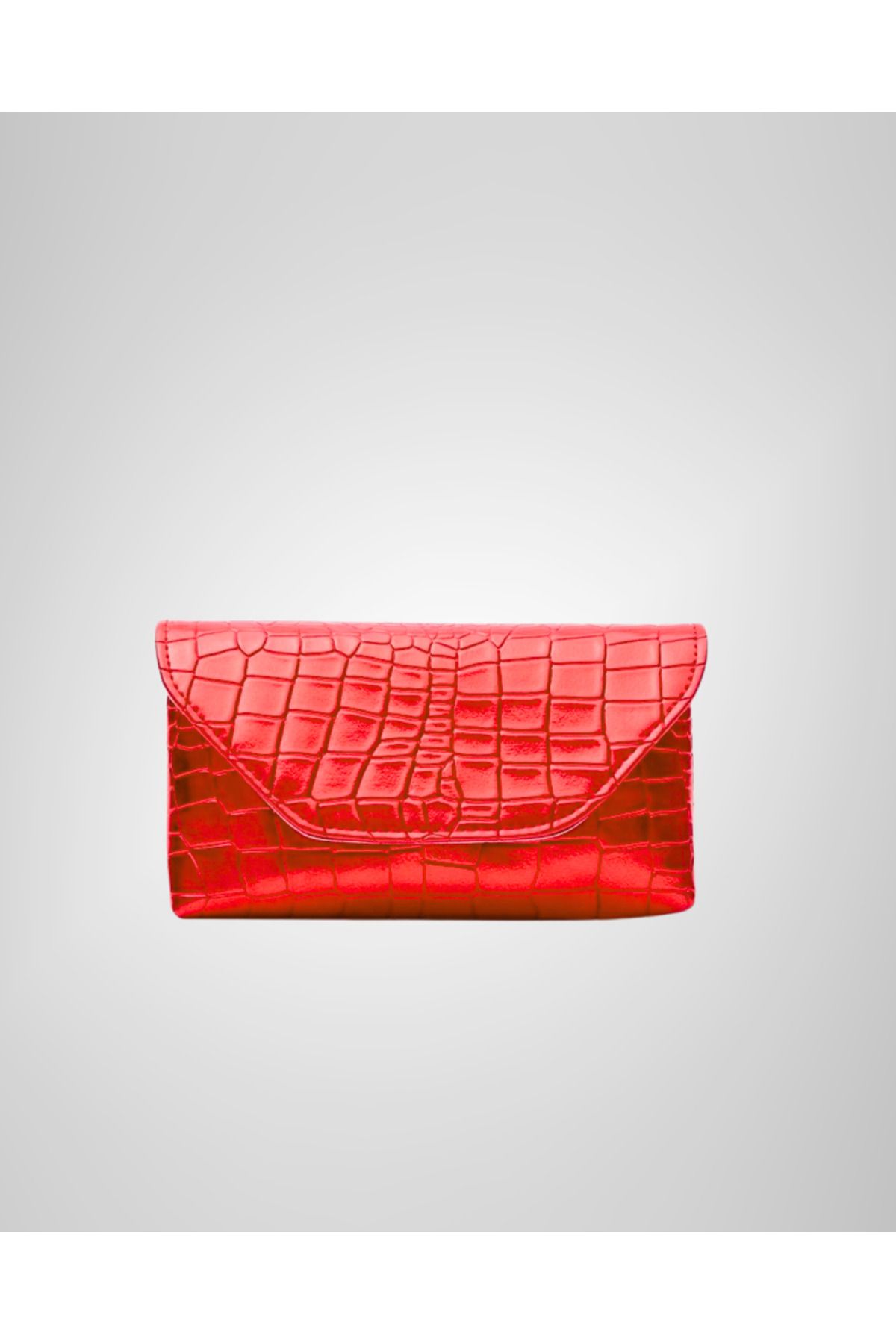 BasQue Kadın Kırmızı Clutch, Çapraz Çanta,El Çantası