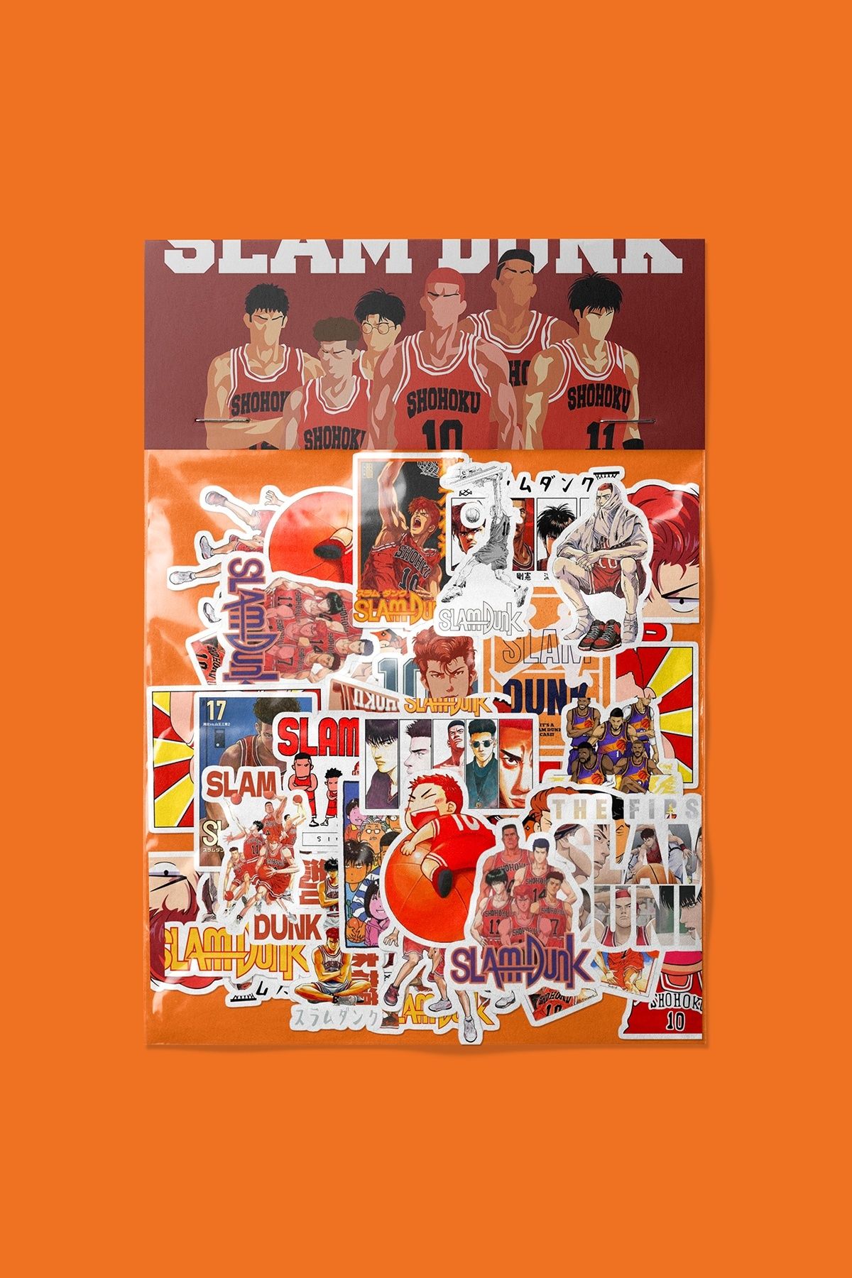 dadi ramba Slam Dunk Sticker paketi -Bullet Journal- Ajanda -Laptop Etiket Çıkartma