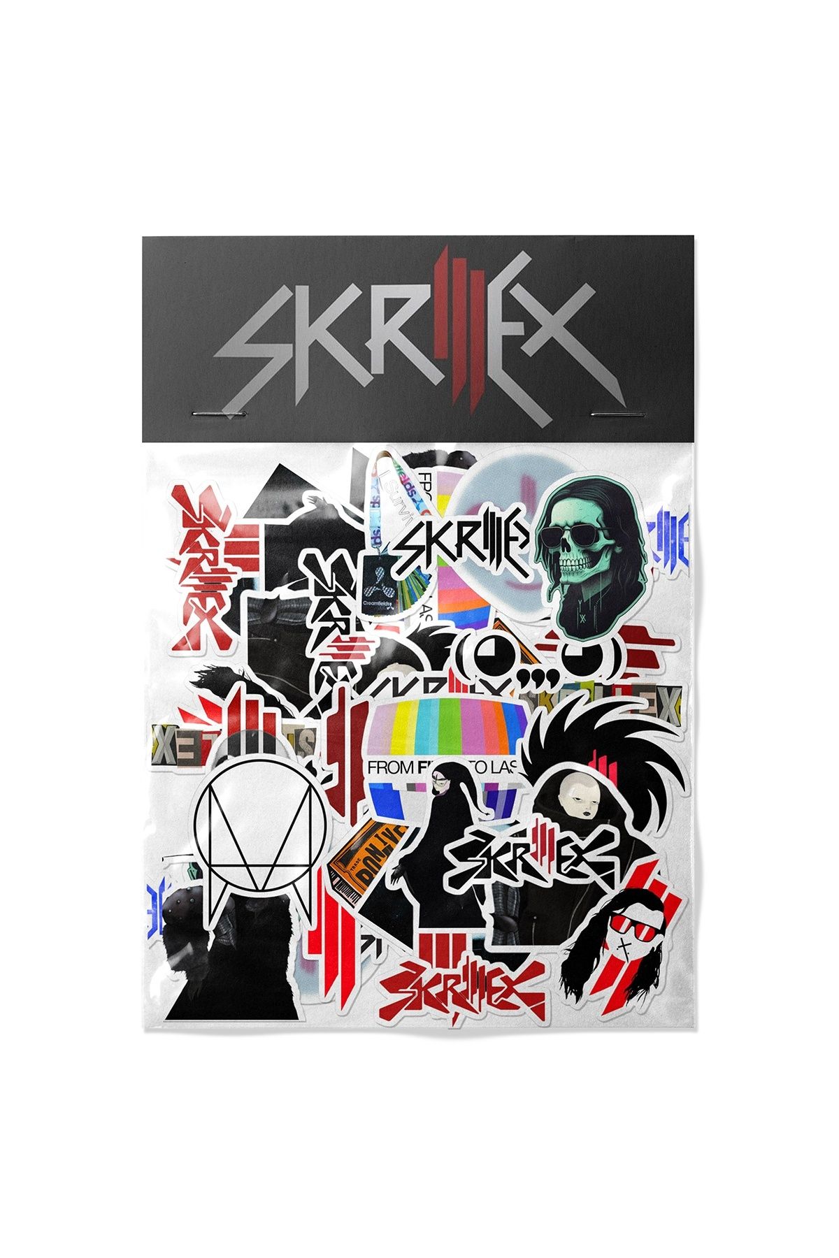 dadi ramba Skrillex Sticker paketi -Bullet Journal- Ajanda -Laptop Etiket Çıkartma