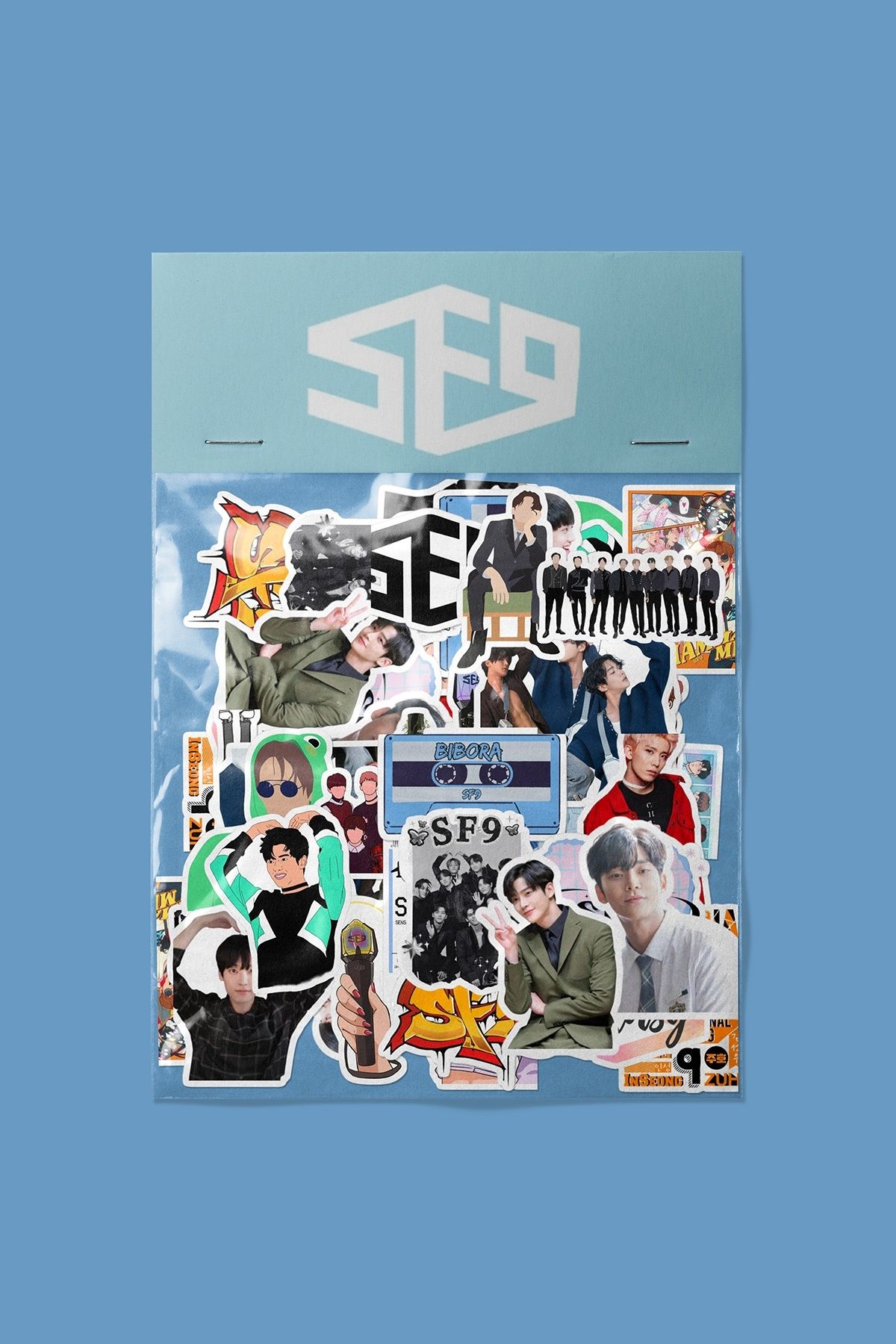 dadi ramba SF9 Sticker paketi -Bullet Journal- Ajanda -Laptop Etiket Çıkartma