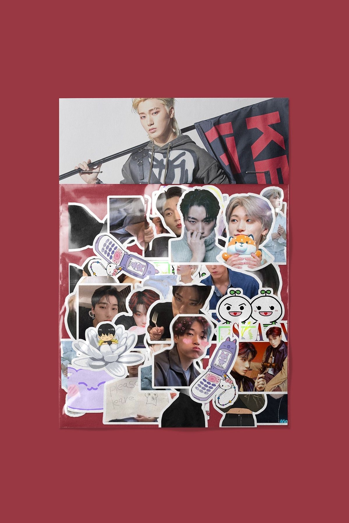 dadi ramba San (ATEEZ) Sticker paketi -Bullet Journal- Ajanda -Laptop Etiket Çıkartma
