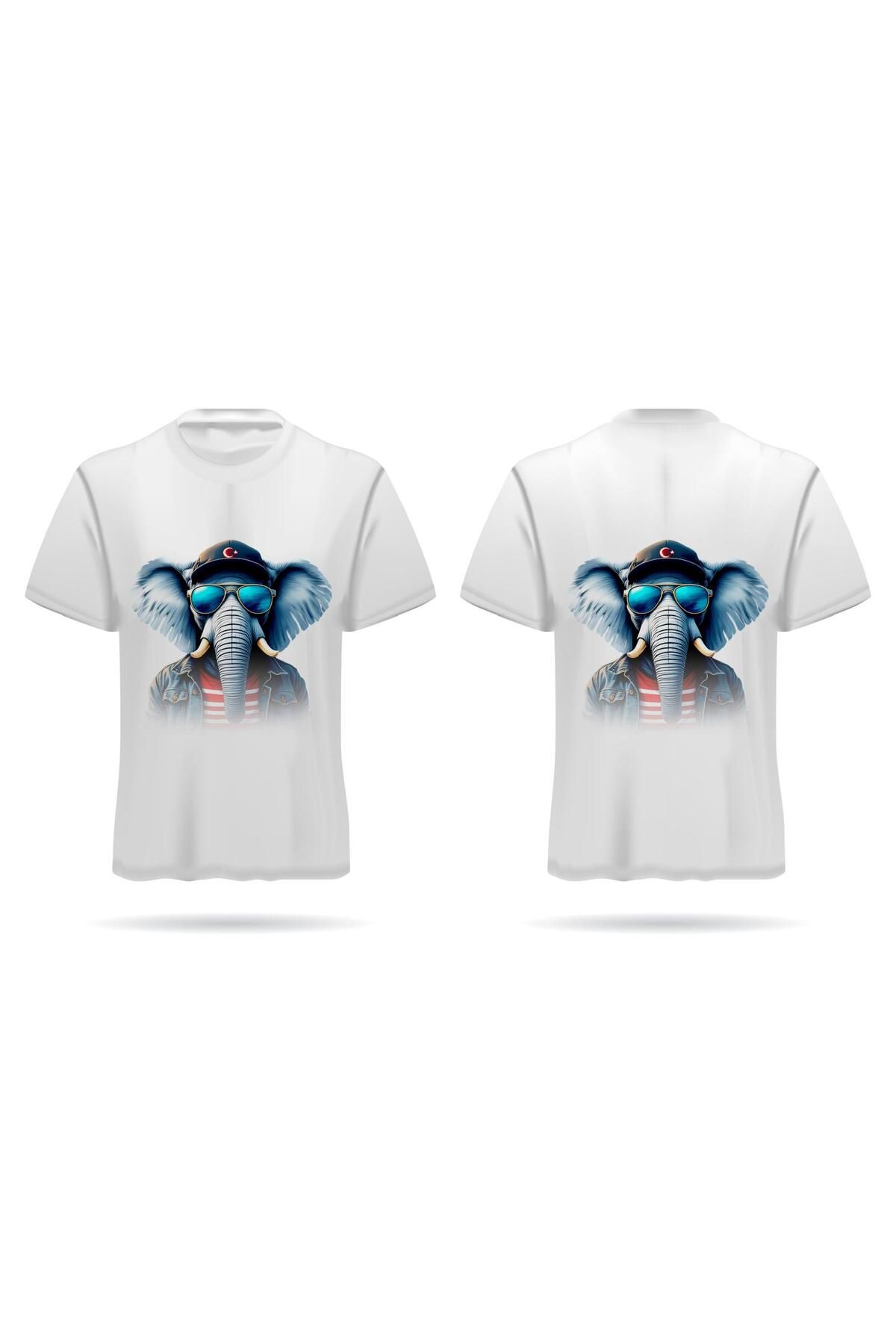 Posimit Fil Baskılı T-Shirt
