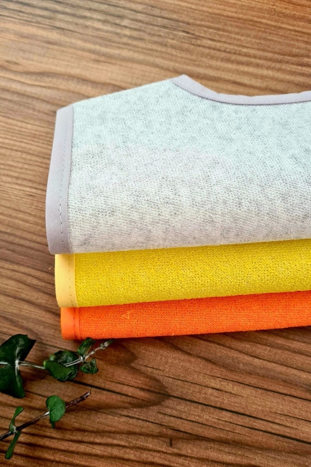 Buude Kids Pratik 3'lü Sıvı Geçirmez Mama Önlüğü 0-18 Ay fotoğrafı 6 (önizleme)