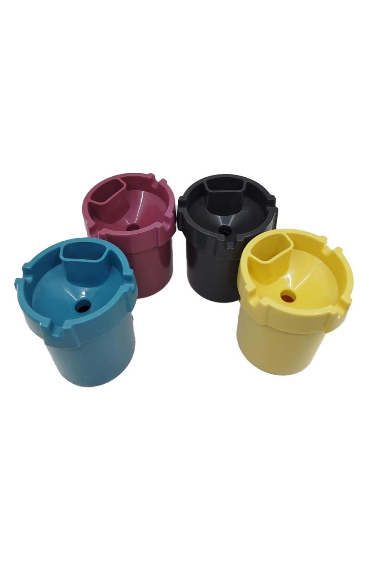 sanal trend 2 Adet Plastik Koku Yapmaz Küllük Çakmaklık Hazneli Oto Ev Ofis Küllüğü