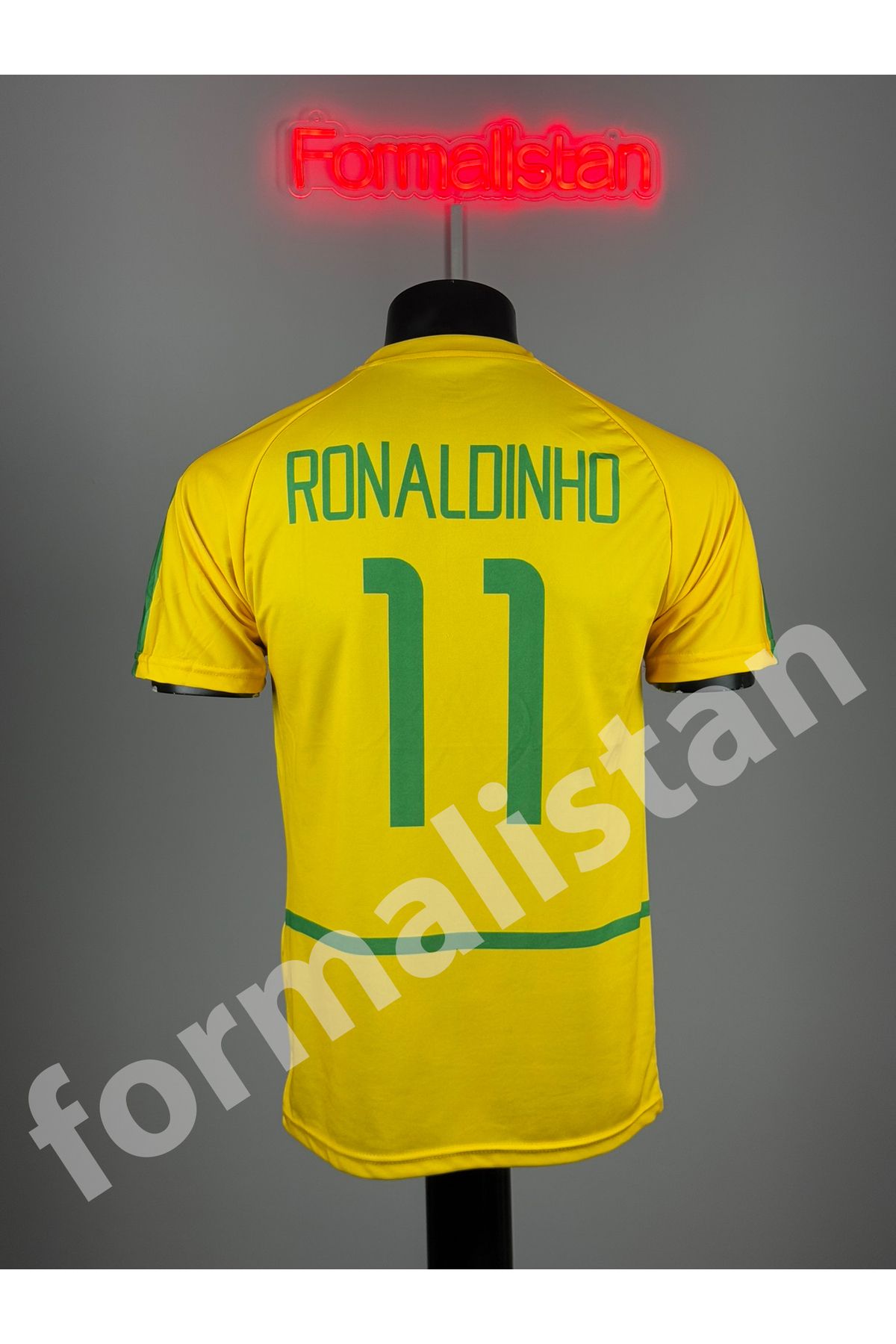 Quaxram Brê.zilya Milli Takımı 98 Dünya Kupası Ronaldinho 11 Nostalji Forması