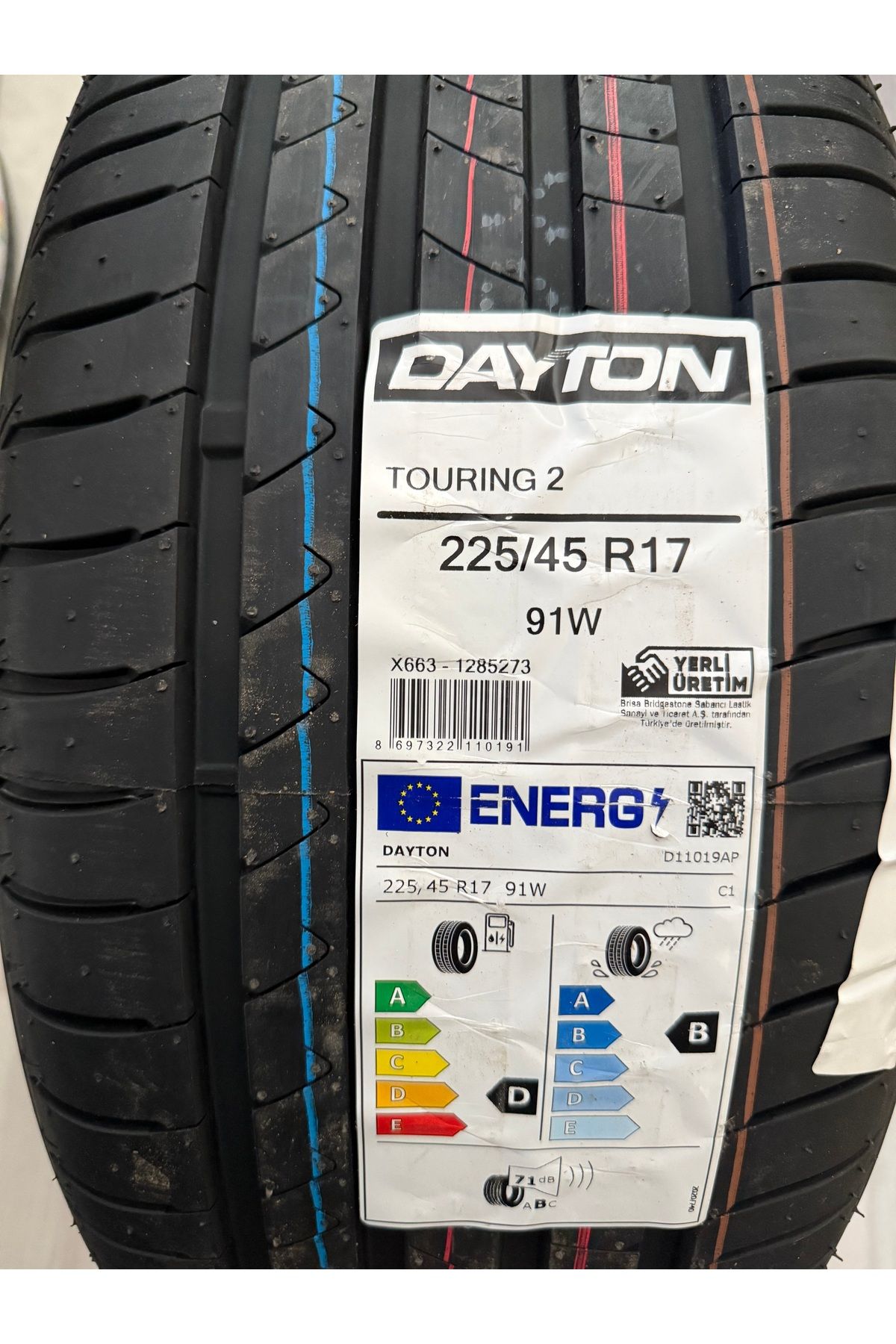 Dayton / 225/45R17 (TOURING-2) 2025 YAZ LASTİĞİ