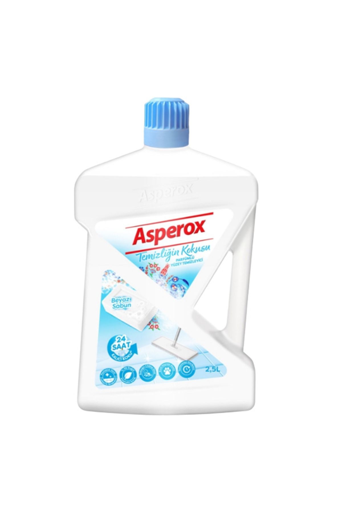 ASPEROX Temizliğin Kokusu Beyaz Sabun Yüzey Temizleyici 2.5 Lt