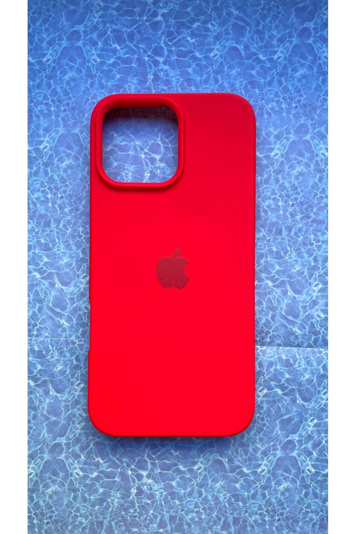BCNCASE IPHONE 14PRO LOGOLU İLE UYUMLU LANSMAN SİLİKON İÇİ KADİFE KAPAK KILIF
