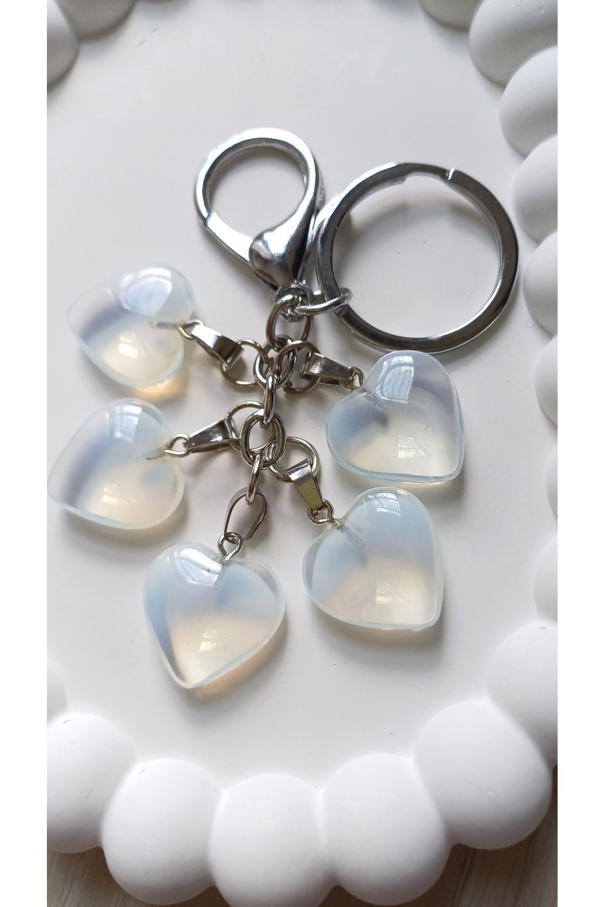 JEWELRY Doğal Taş Anahtarlık Ve Çanta Charmı