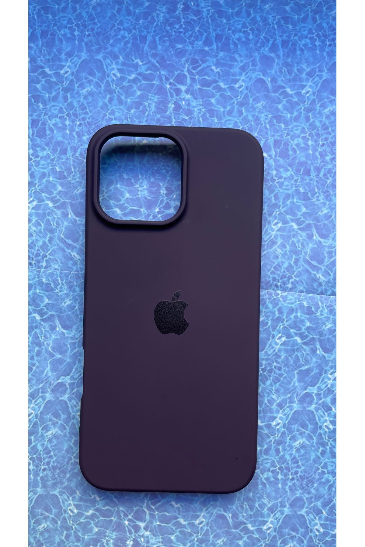BCNCASE IPHONE 14PRO LOGOLU İLE UYUMLU LANSMAN SİLİKON İÇİ KADİFE KAPAK KILIF