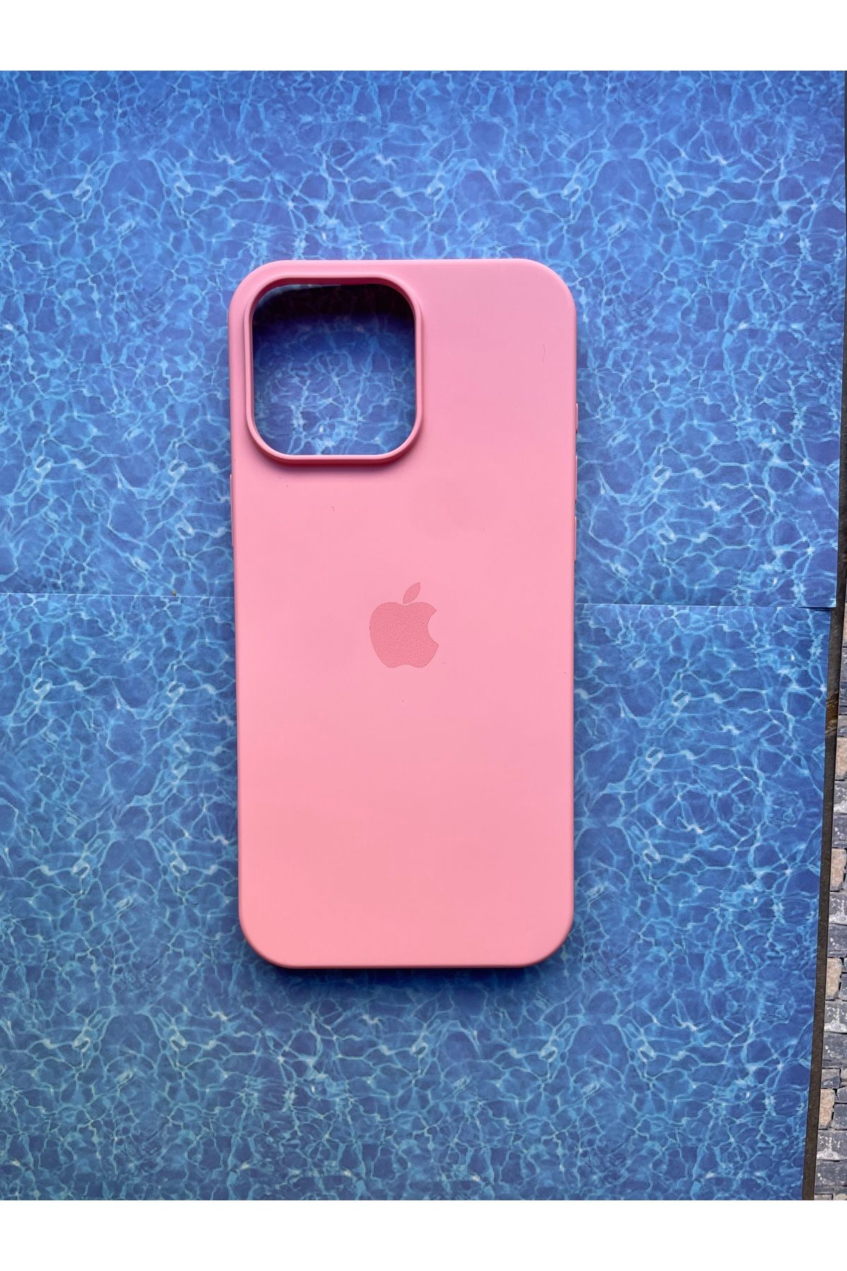 BCNCASE IPHONE 14PROMAX LOGOLU İLE UYUMLU LANSMAN SİLİKON İÇİ KADİFE KAPAK KILIF