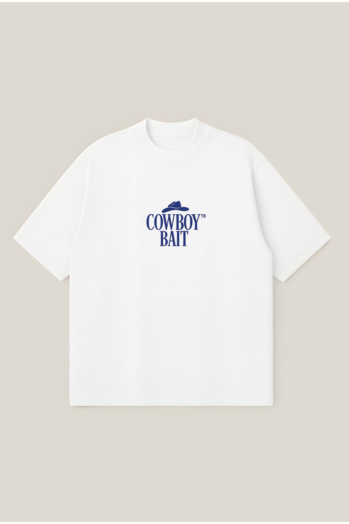Moon Dancer Cowboy Bait Unisex Oversize Baskılı Boxy Fit Kalın Kumaşlı Tshirt