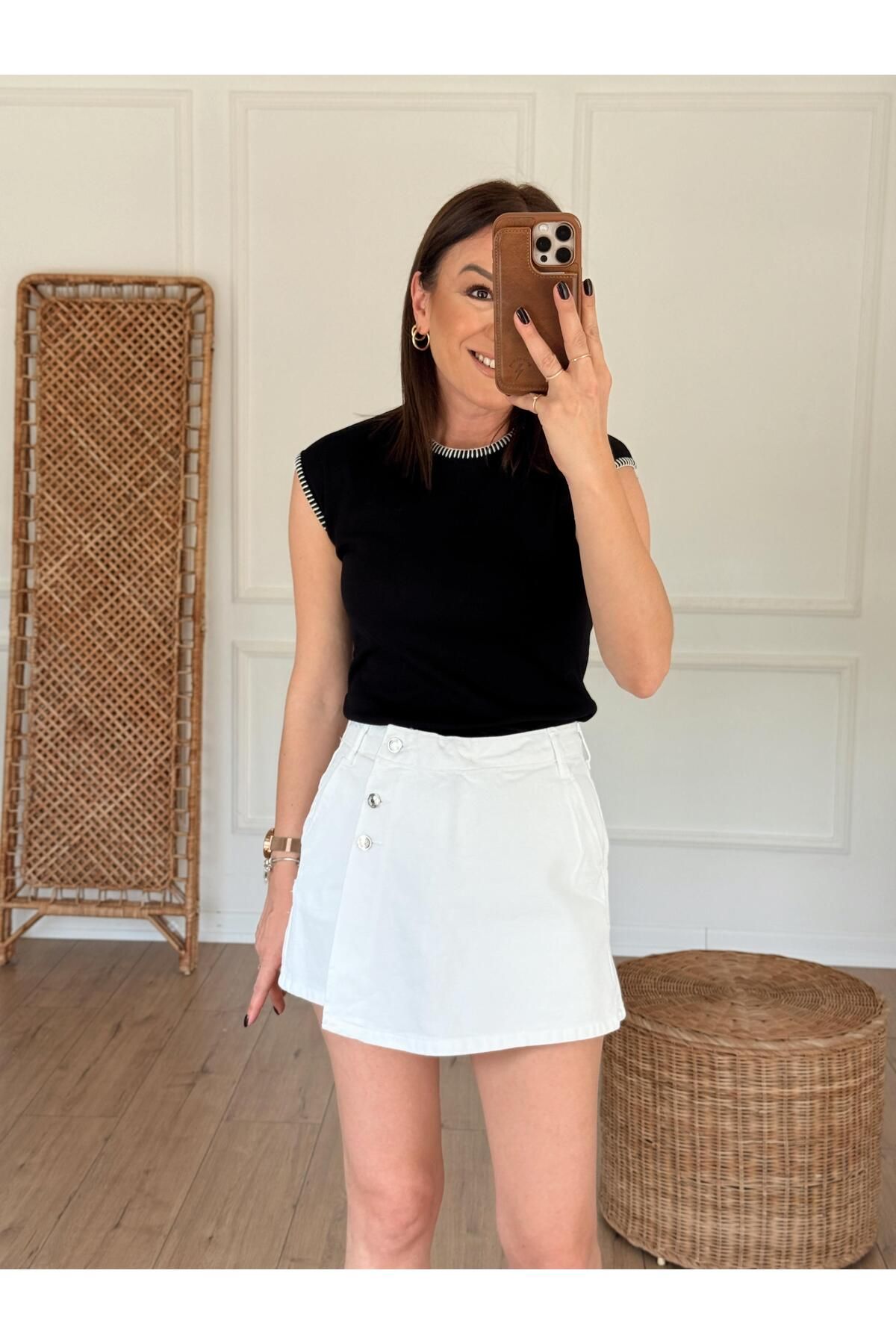 X-Young Kolsuz Çoban Dikiş Body SİYAH