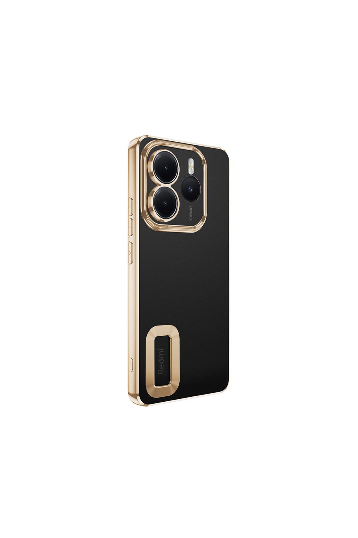 Ceponya Redmi Note 14 5G Kılıf Köşeleri Renkli Şeffaf Kamera Korumalı Silikon Luxury Kapak