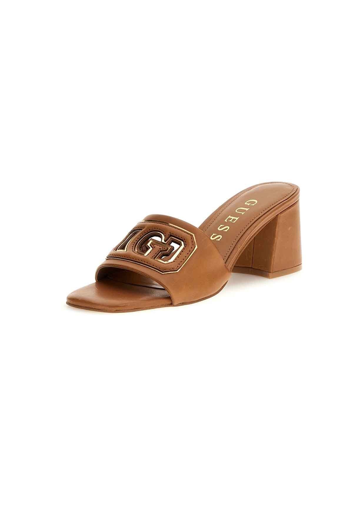 Guess Kadın Gals Dress Terlik - Tan