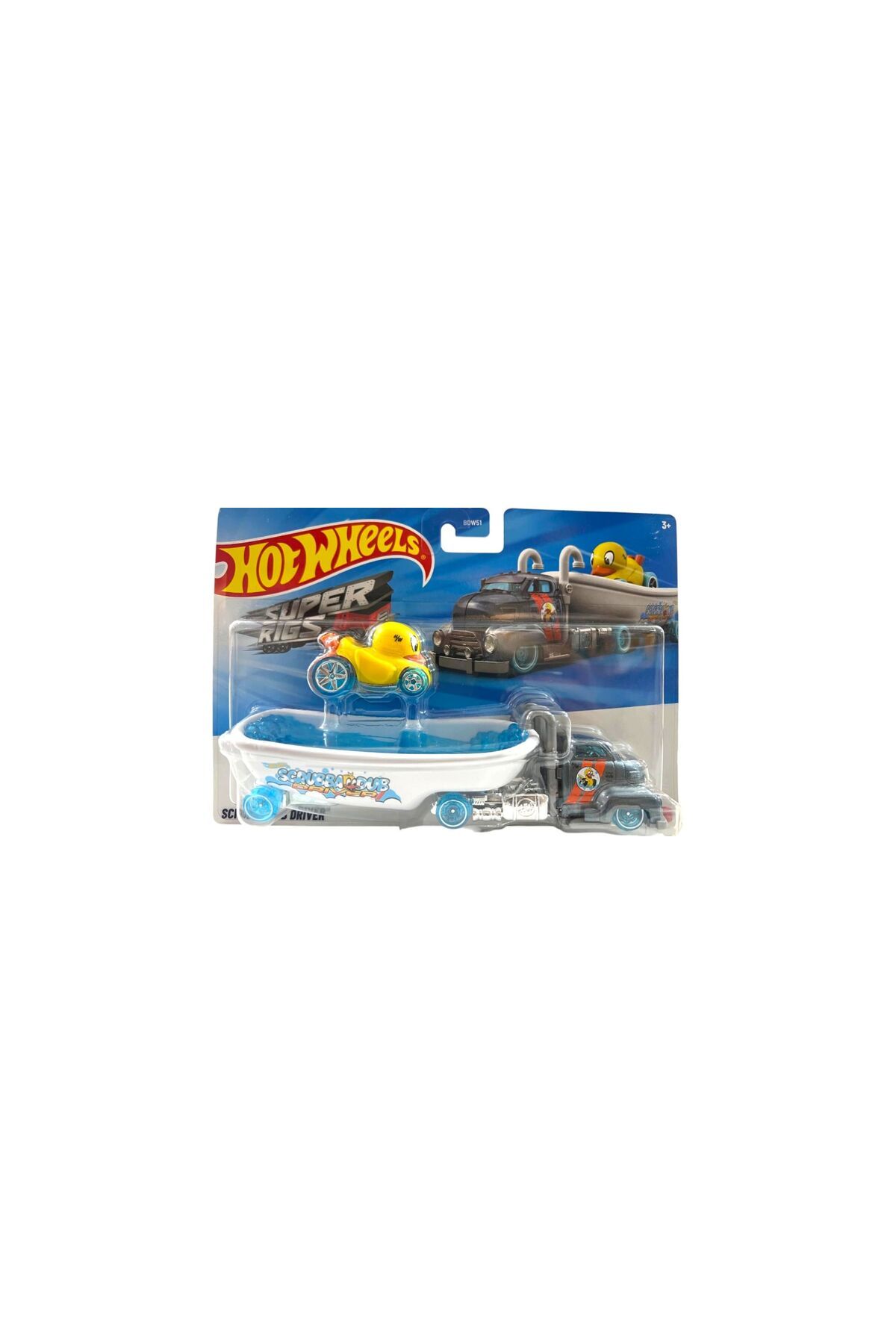 HOT WHEELS Super Rıgs Scrubba Dub driver hvd96