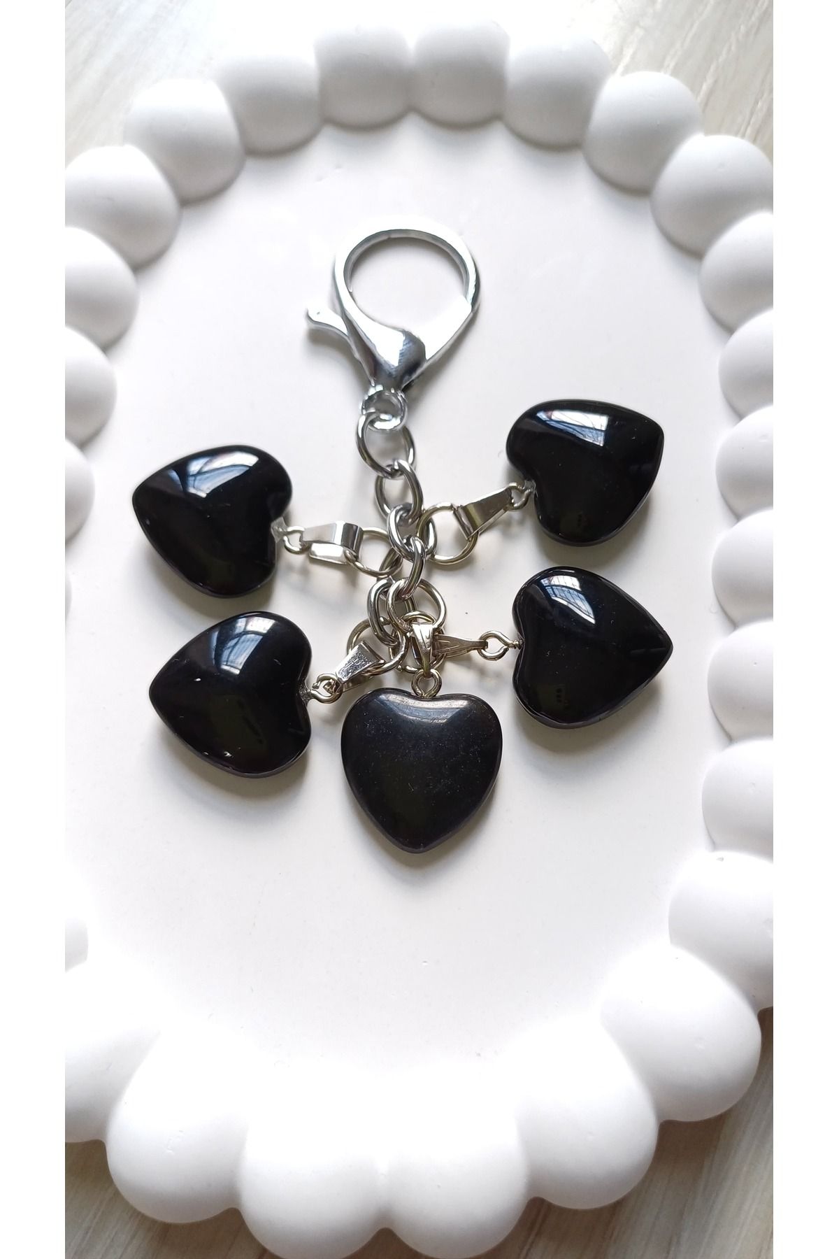 JEWELRY Doğal Taş Anahtarlık Ve Çanta Charmı
