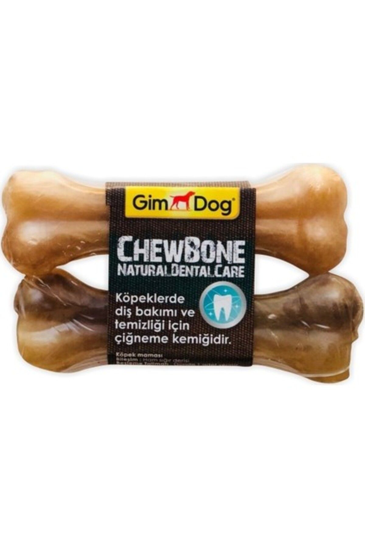 Orqinel Gimdog Mordimi Press Köpek Ödül Kemiği Natural (2li)