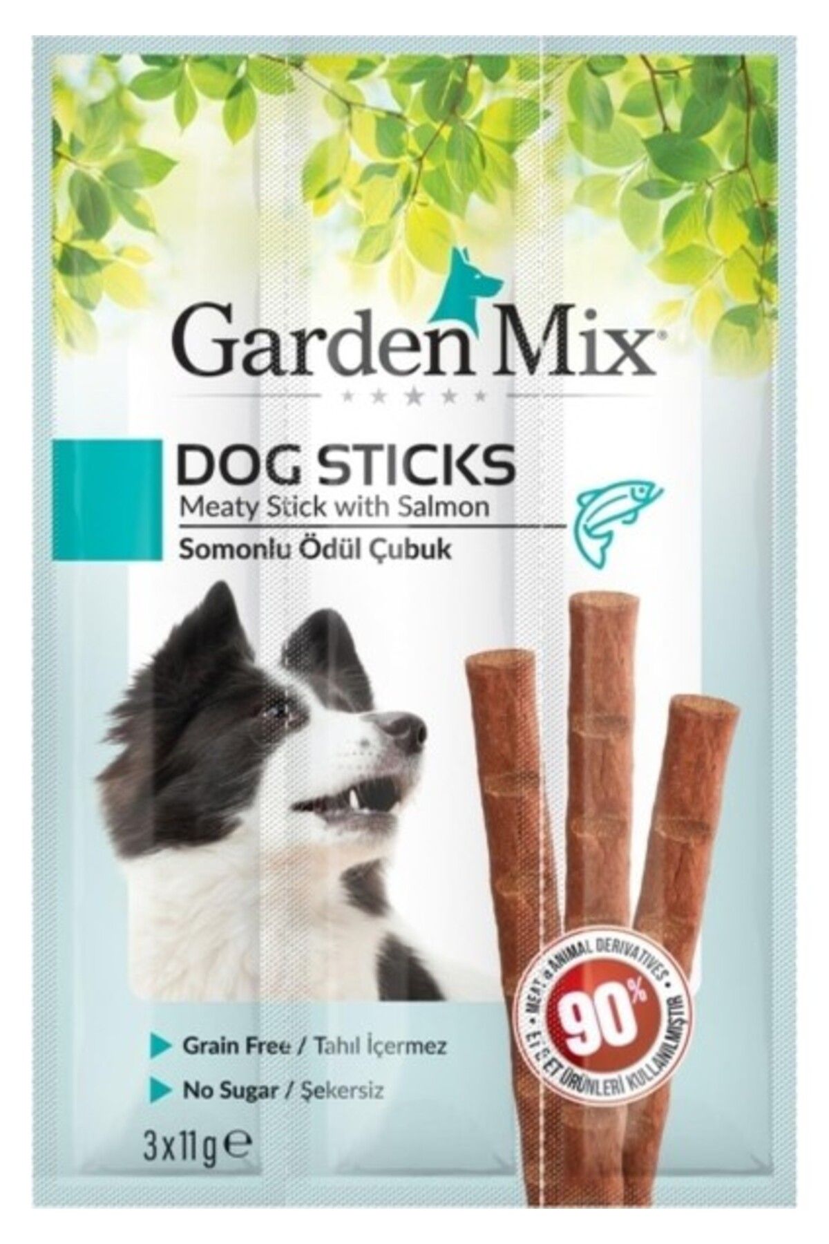 Orqinel Garden Mix Somonlu Köpek Stick Ödül